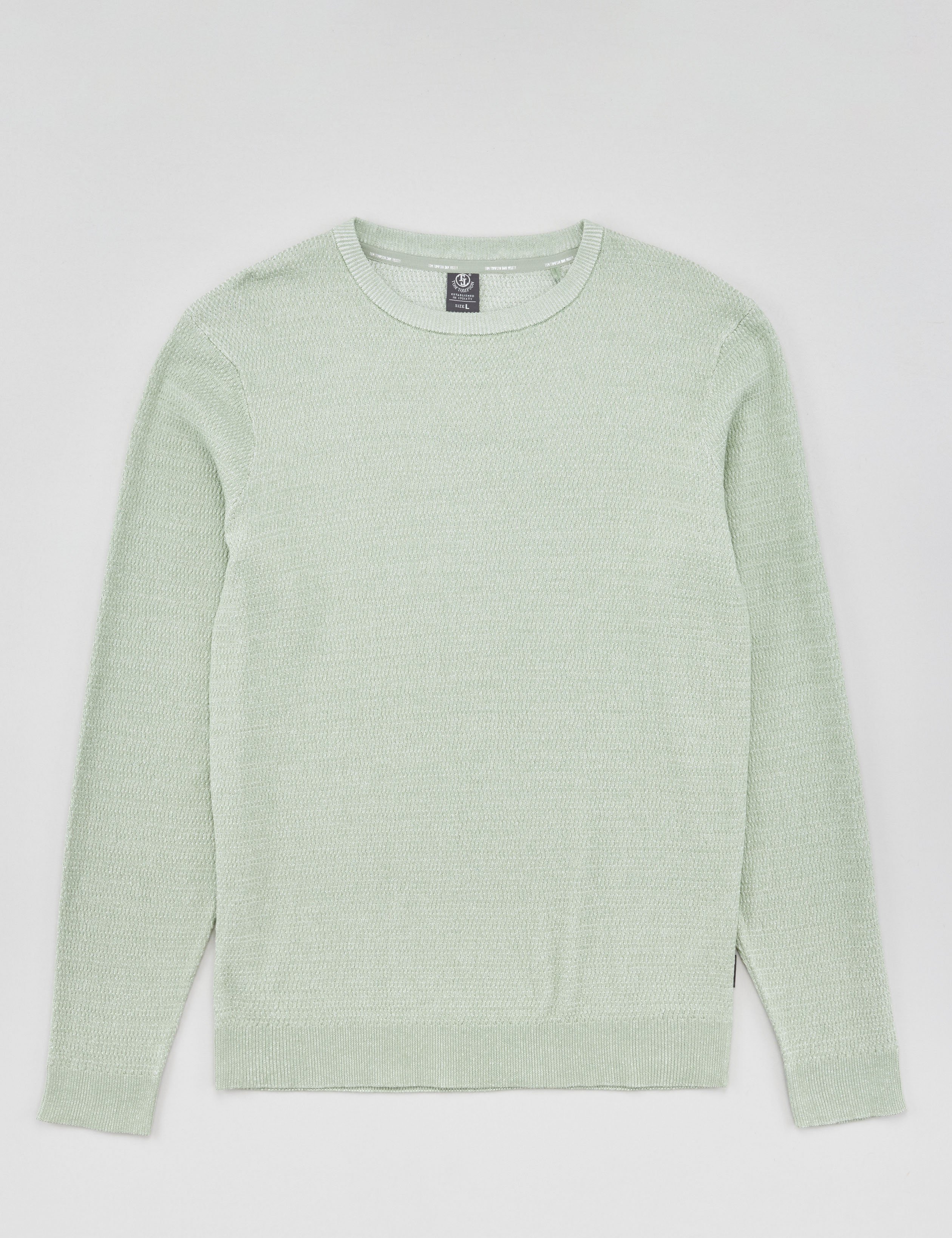 Basic-Pullover mit Waffelstruktur