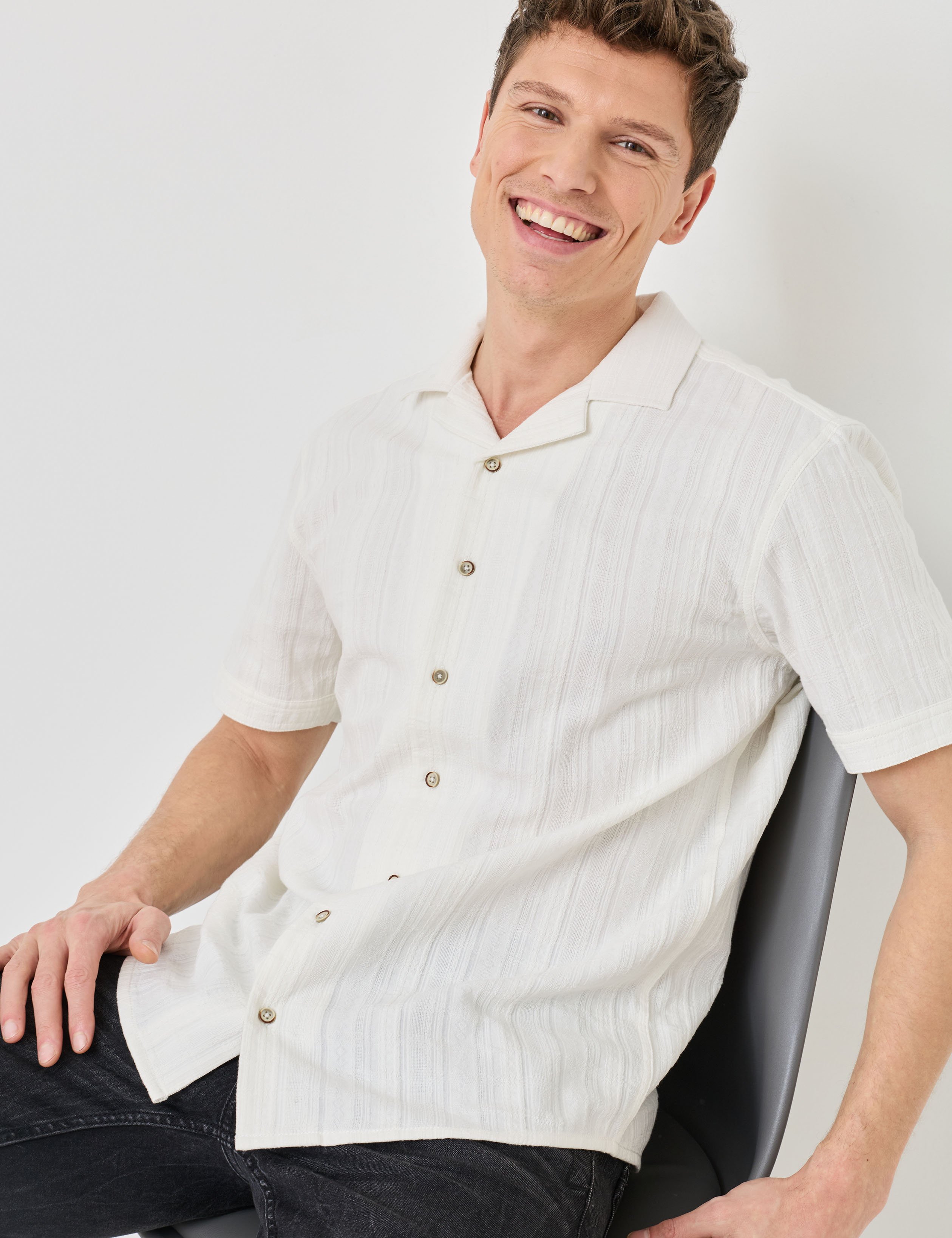 Hemd mit Jacquard-Muster