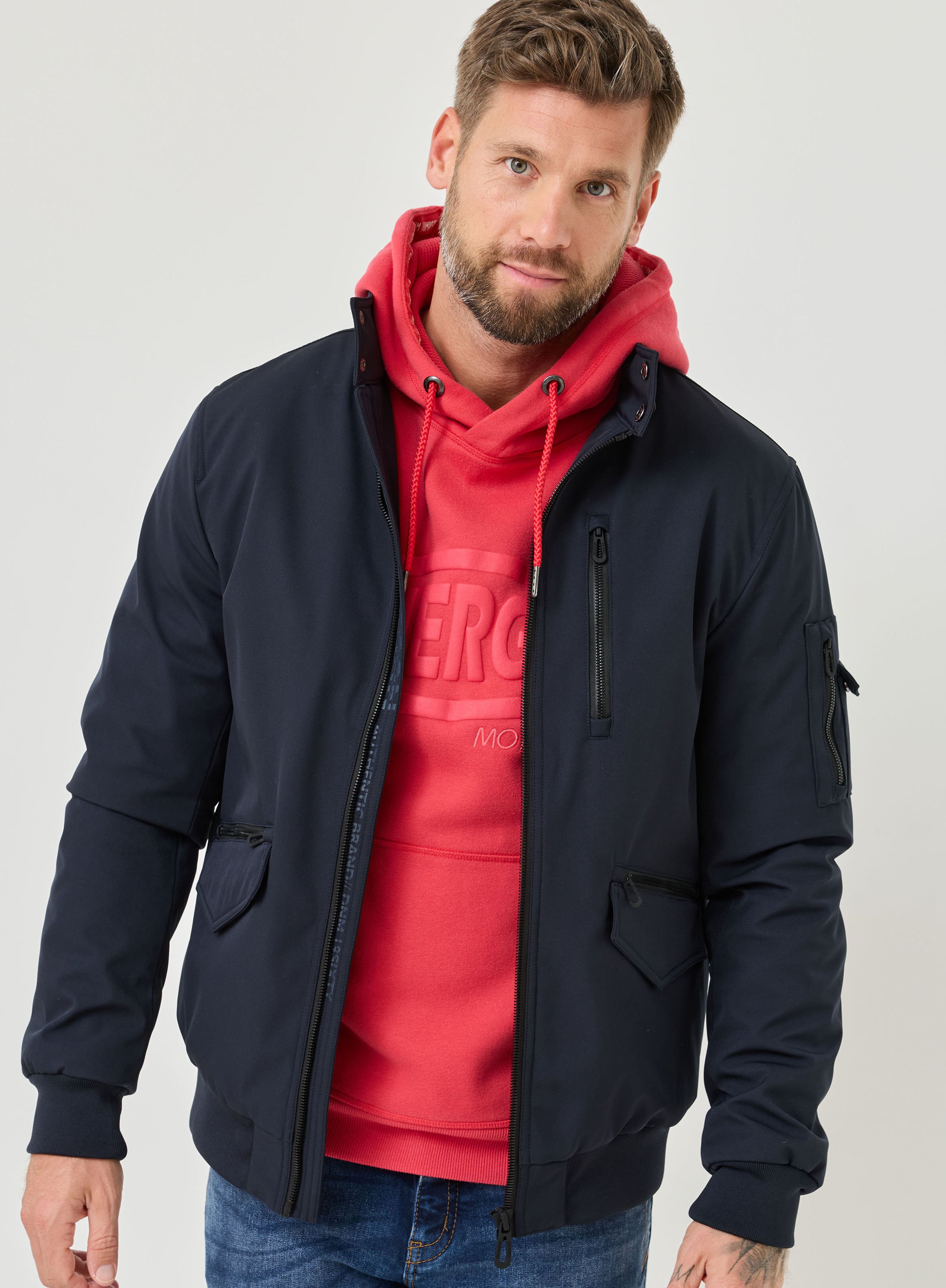 Leichter Softshell-Blouson