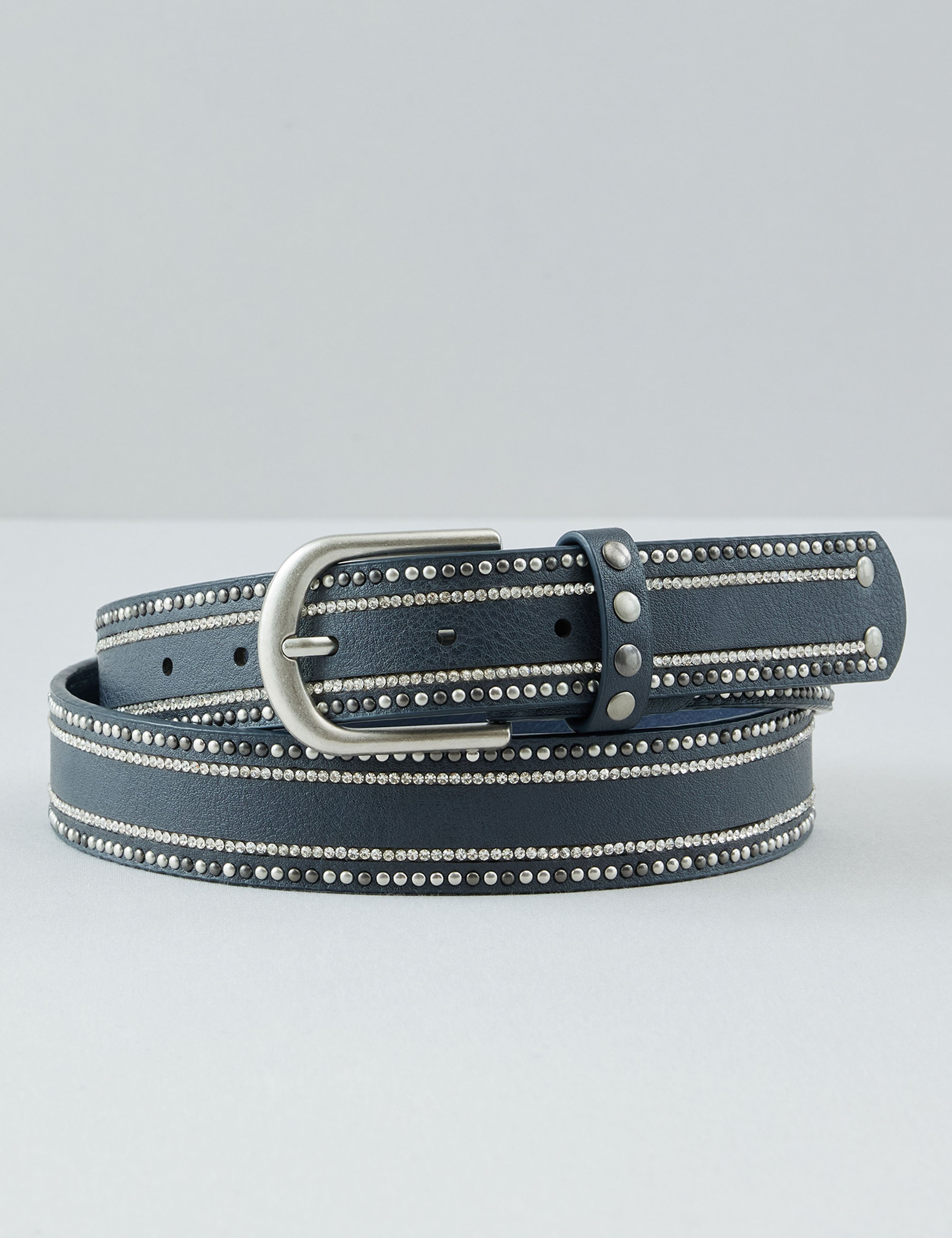 Glitzergürtel im Lederlook