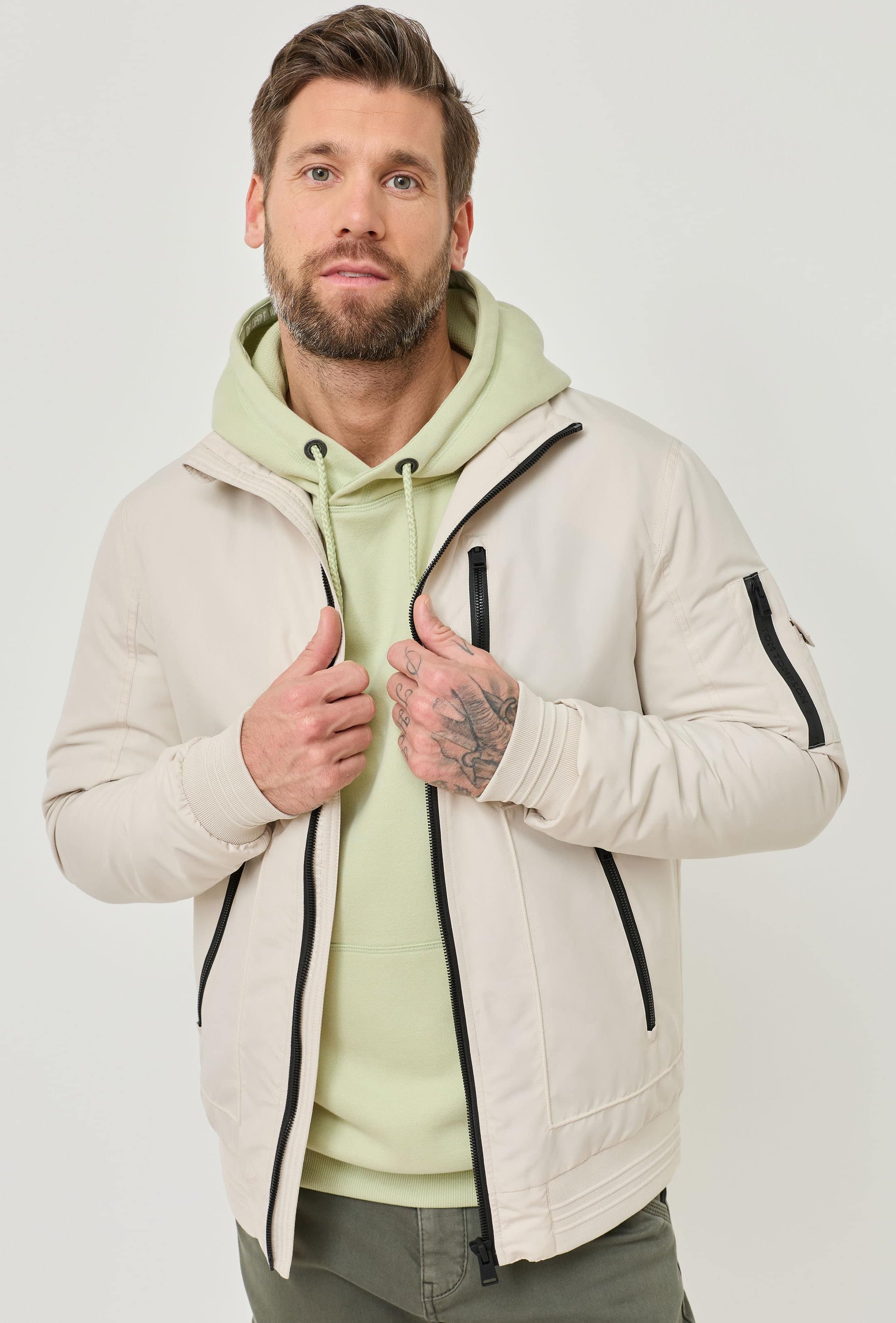 Leichter Blouson mit Stehkragen