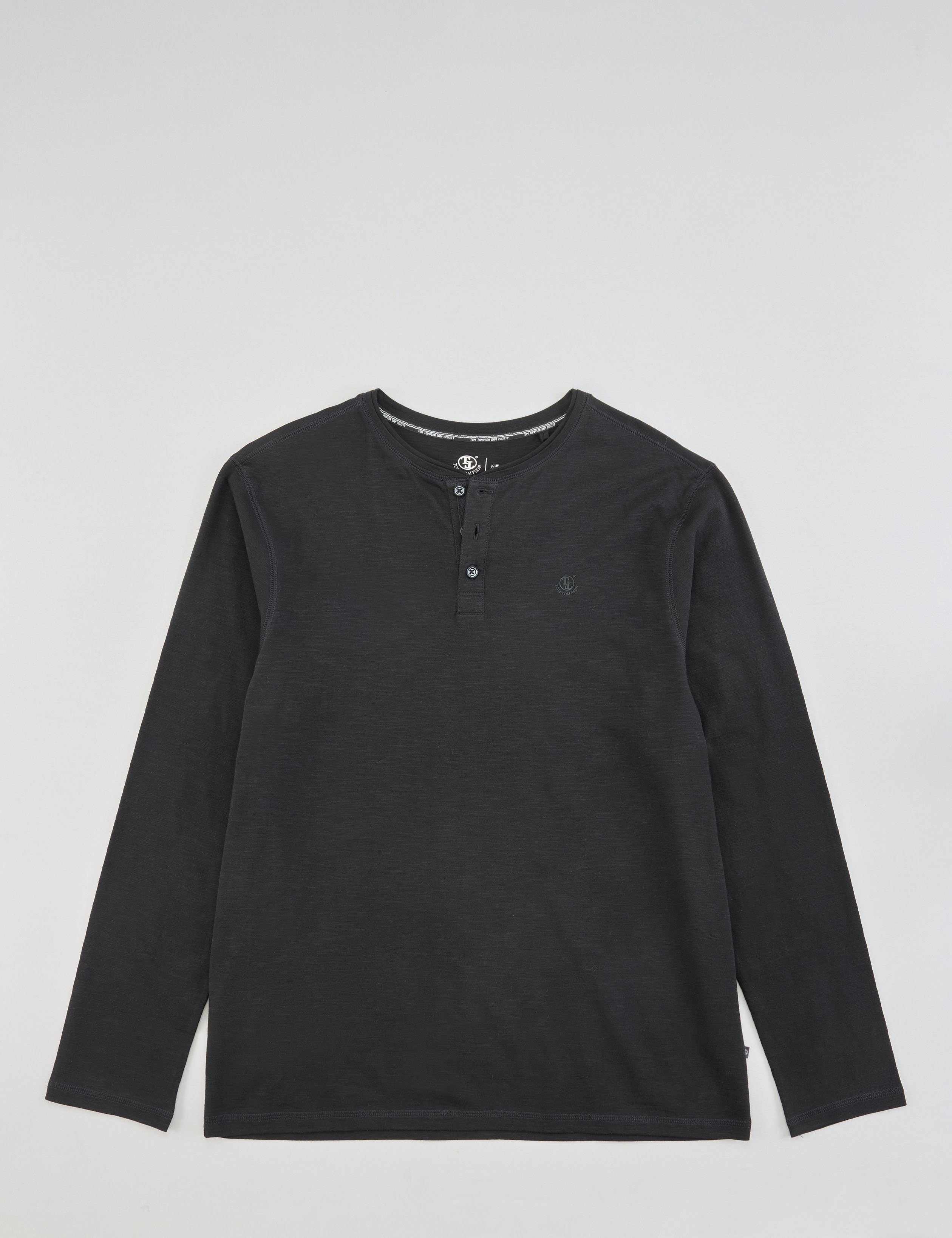 Henley-Shirt mit Struktur