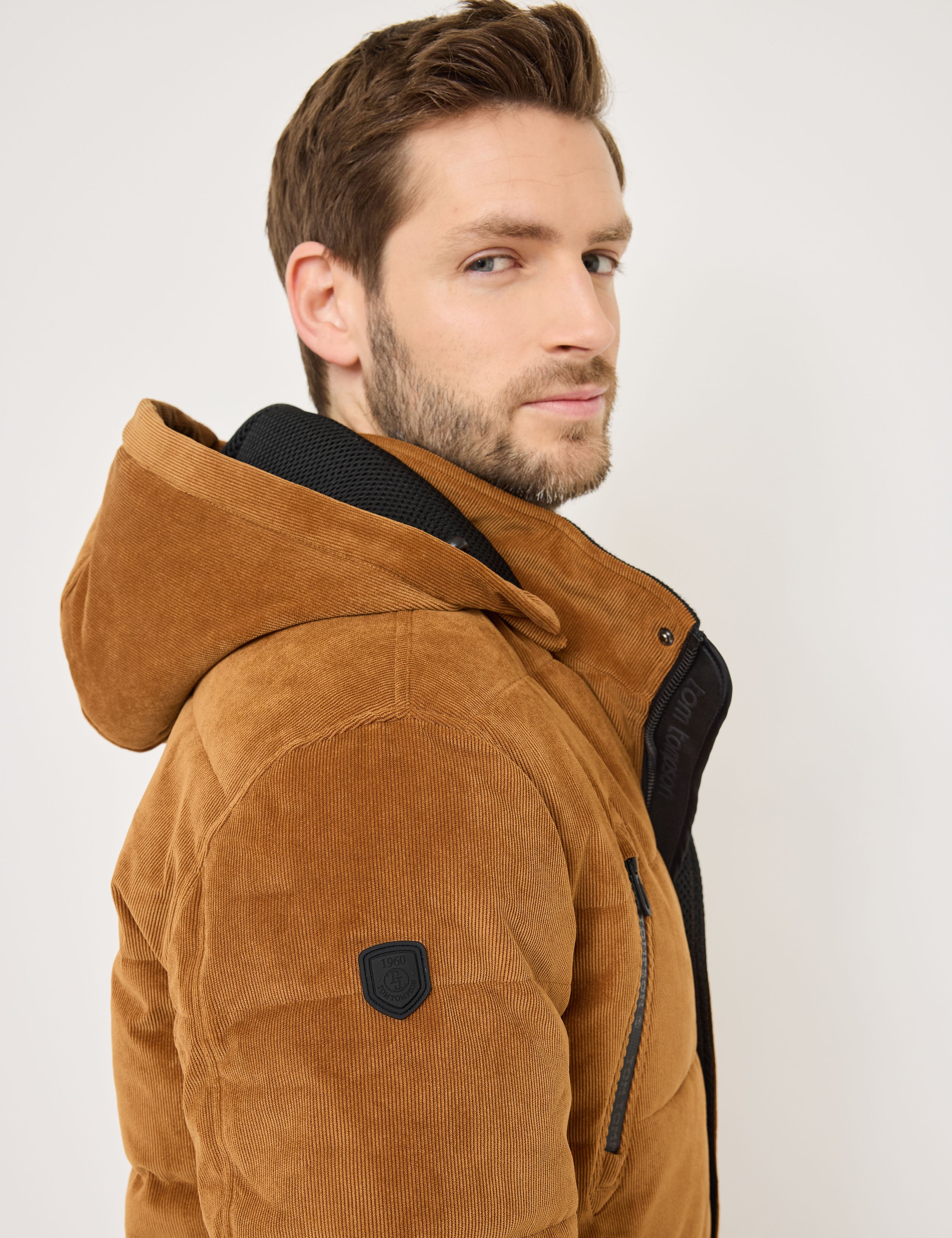 Warmer Parka aus weichem Cord