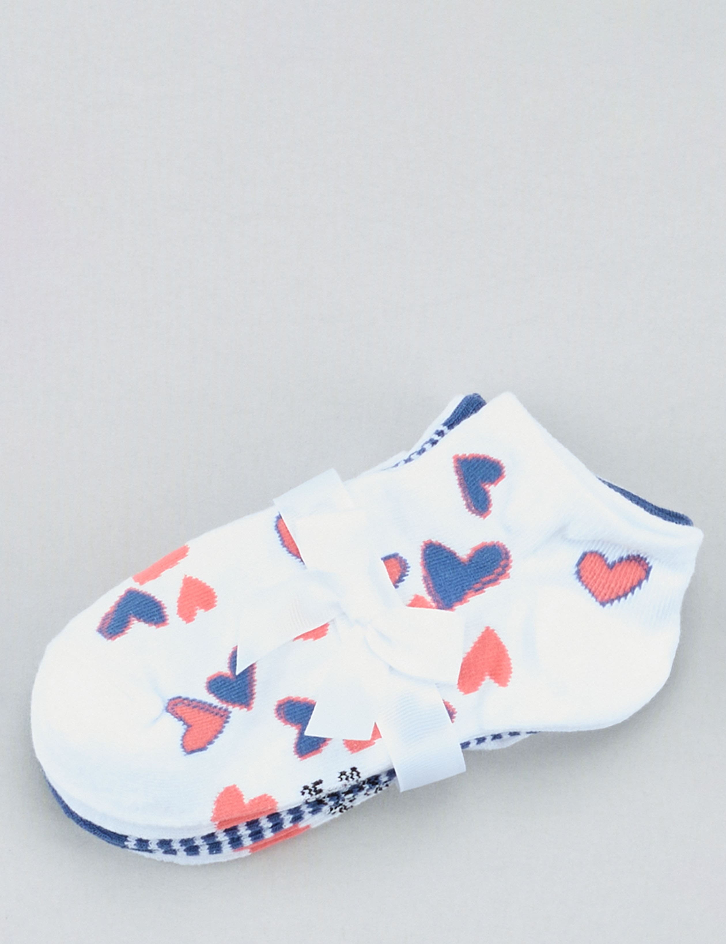 Sneakersocken im 3er Pack m. Herzen