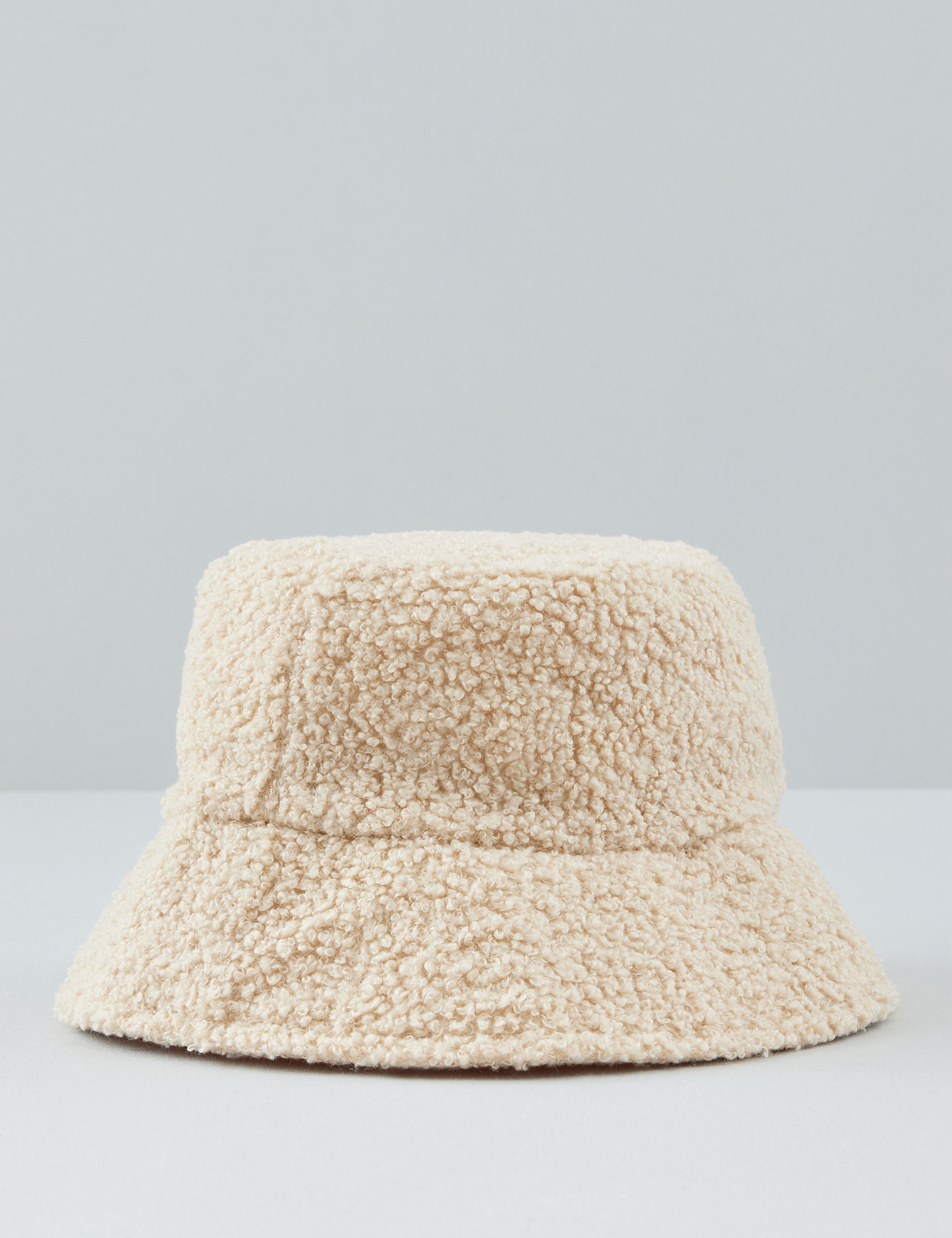Bucket Hat mit Teddy-Optik