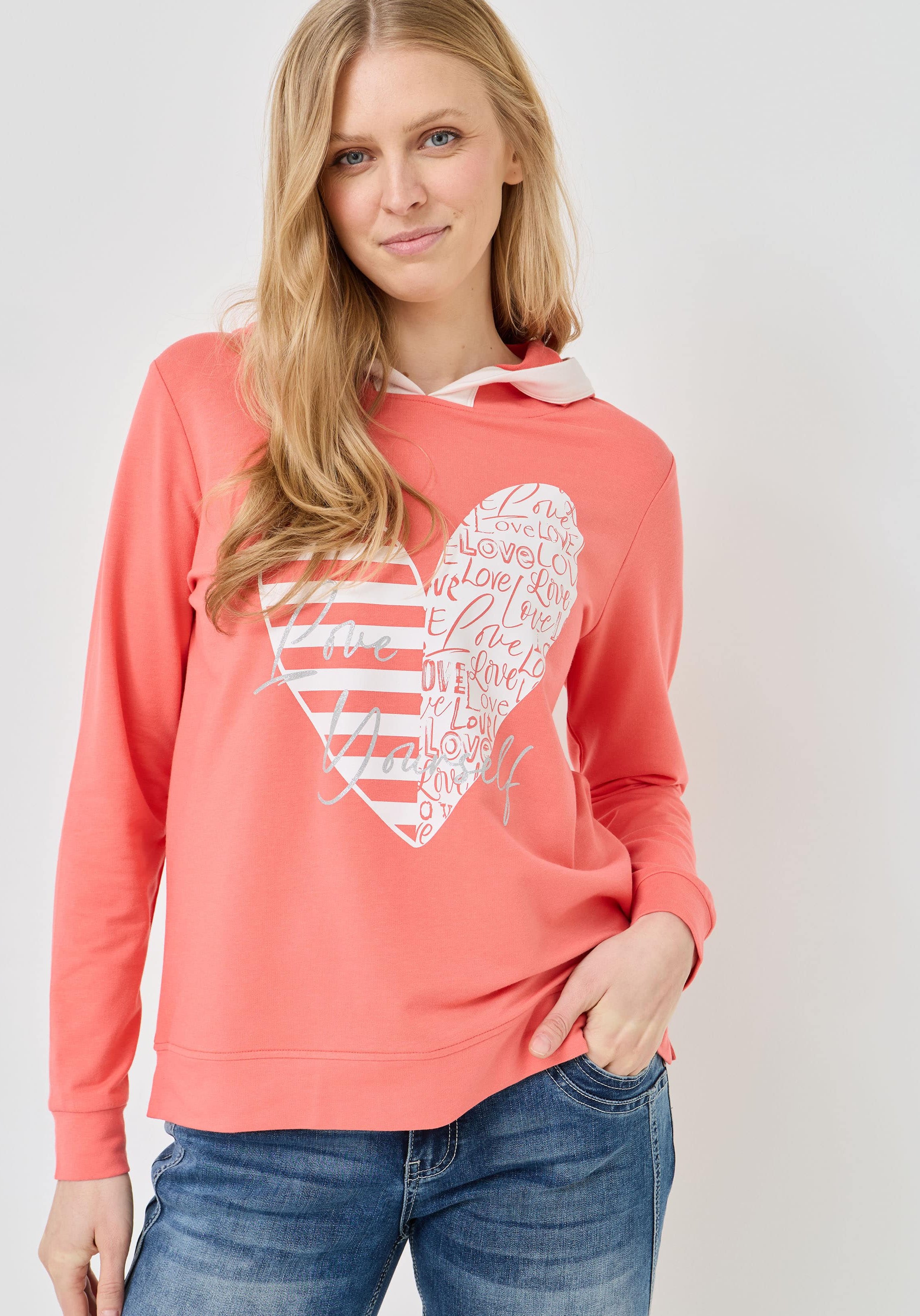 Kapuzenshirt mit Frontprint