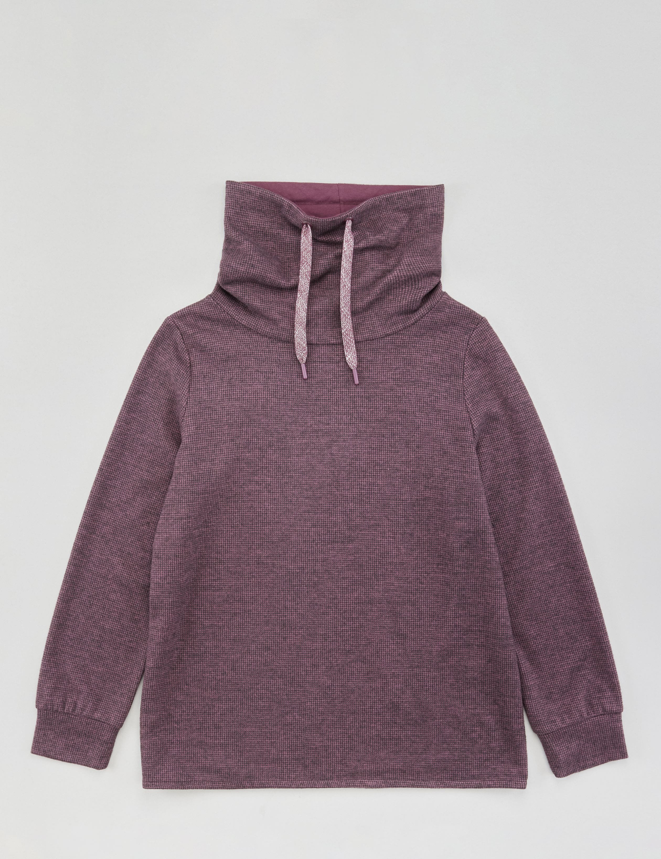 Softes Sweatshirt mit Tunnelkragen