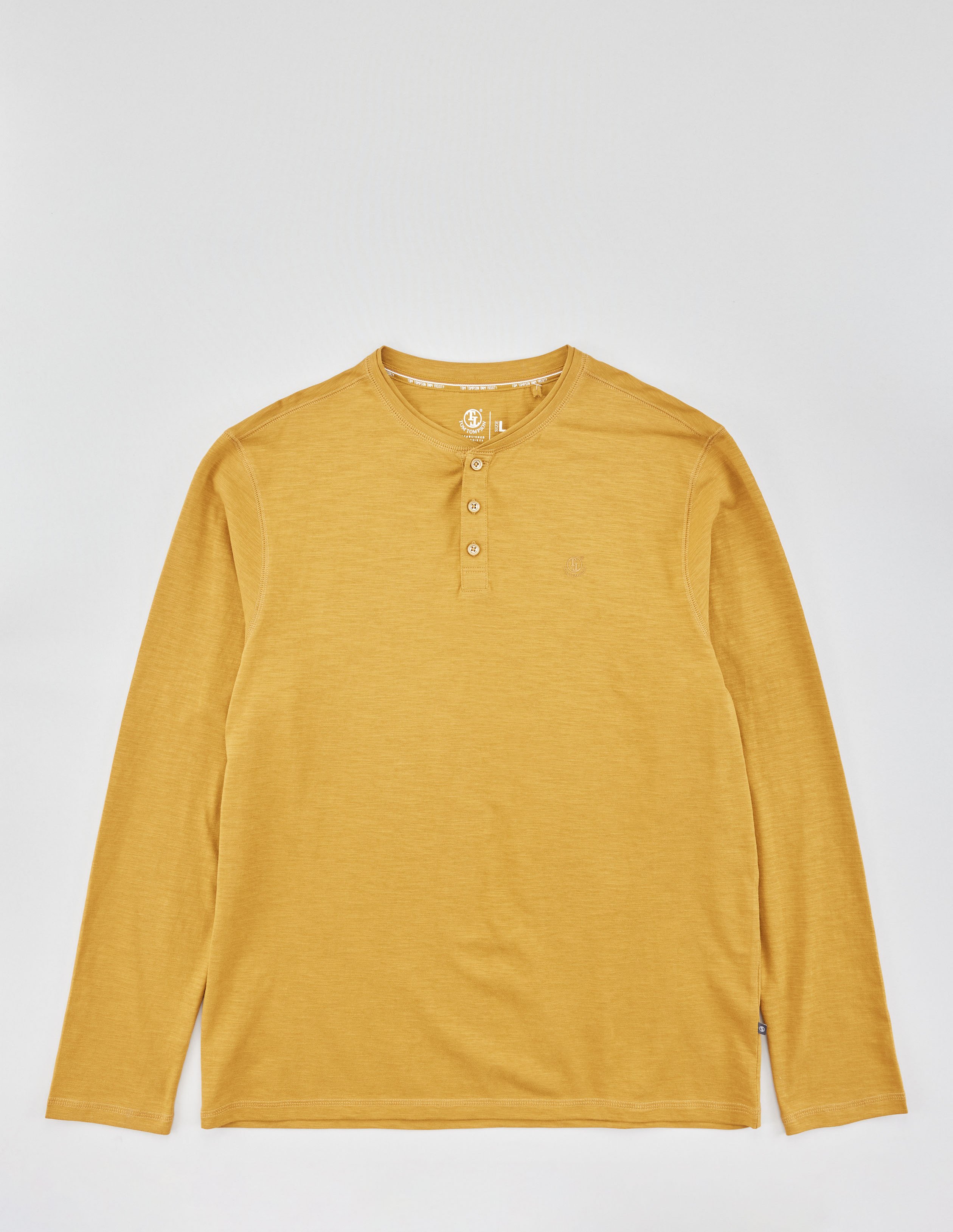 Henley-Shirt mit Struktur