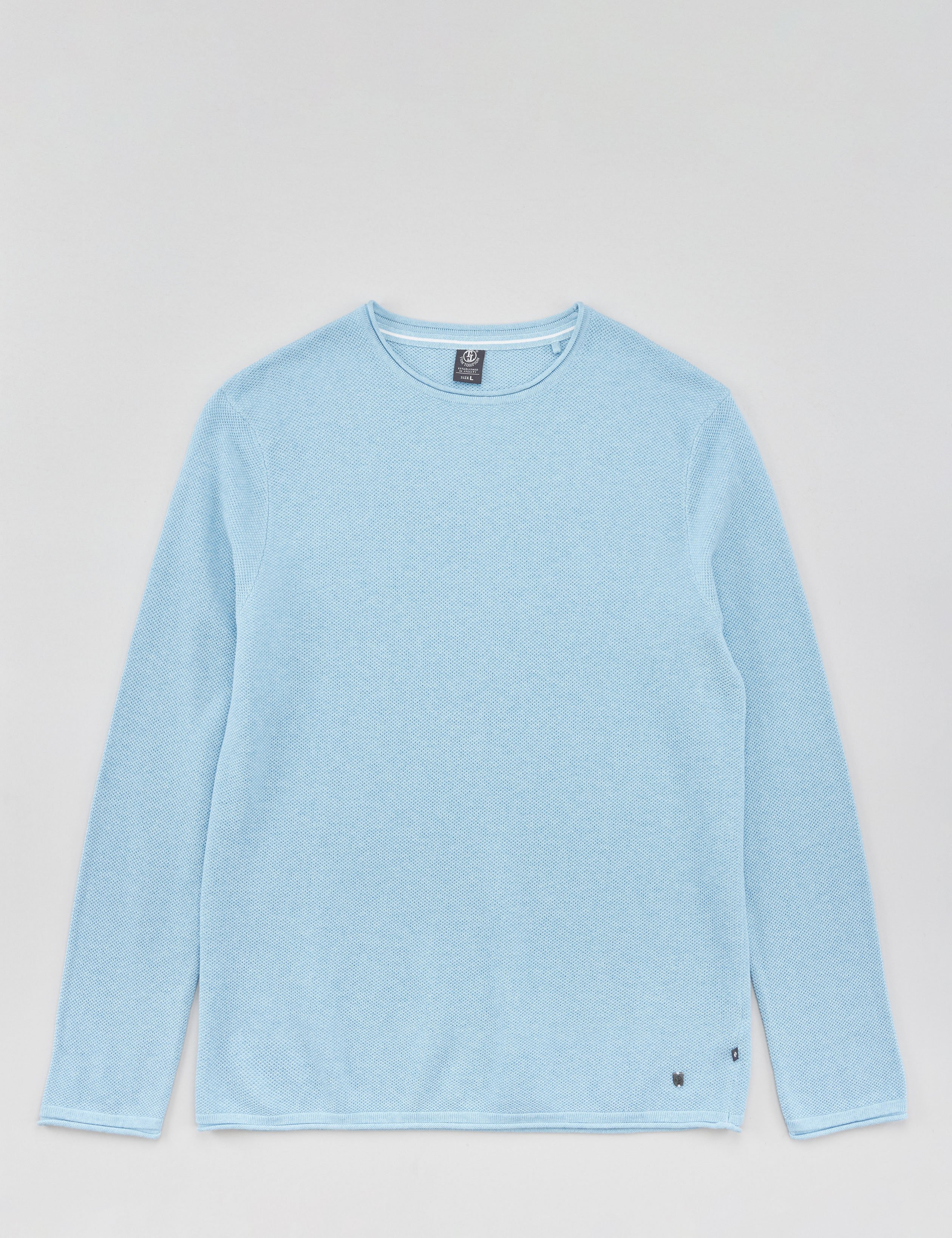 Basic-Pullover m. Strukturmuster