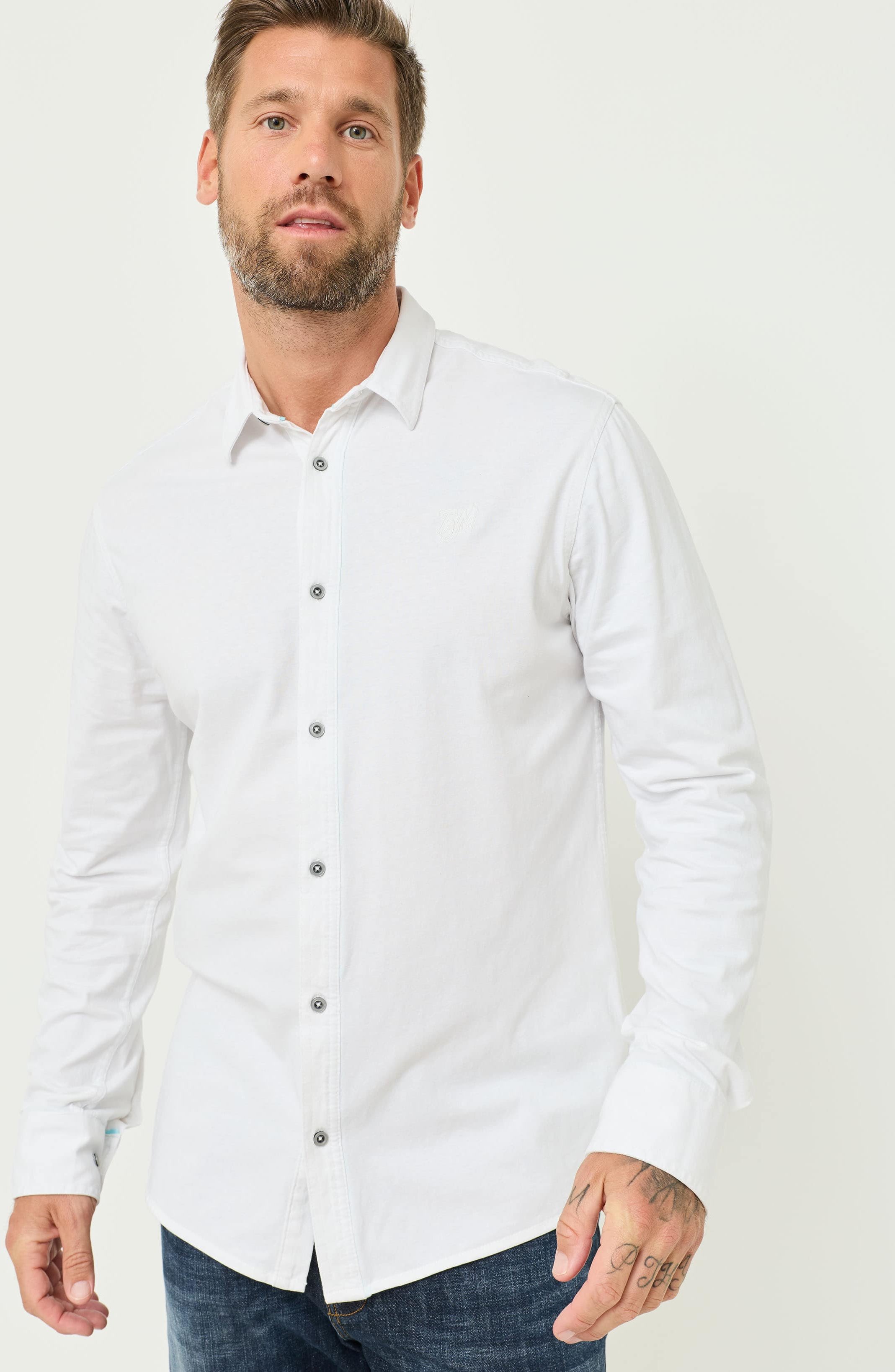 Jersey-Hemd aus Baumwolle