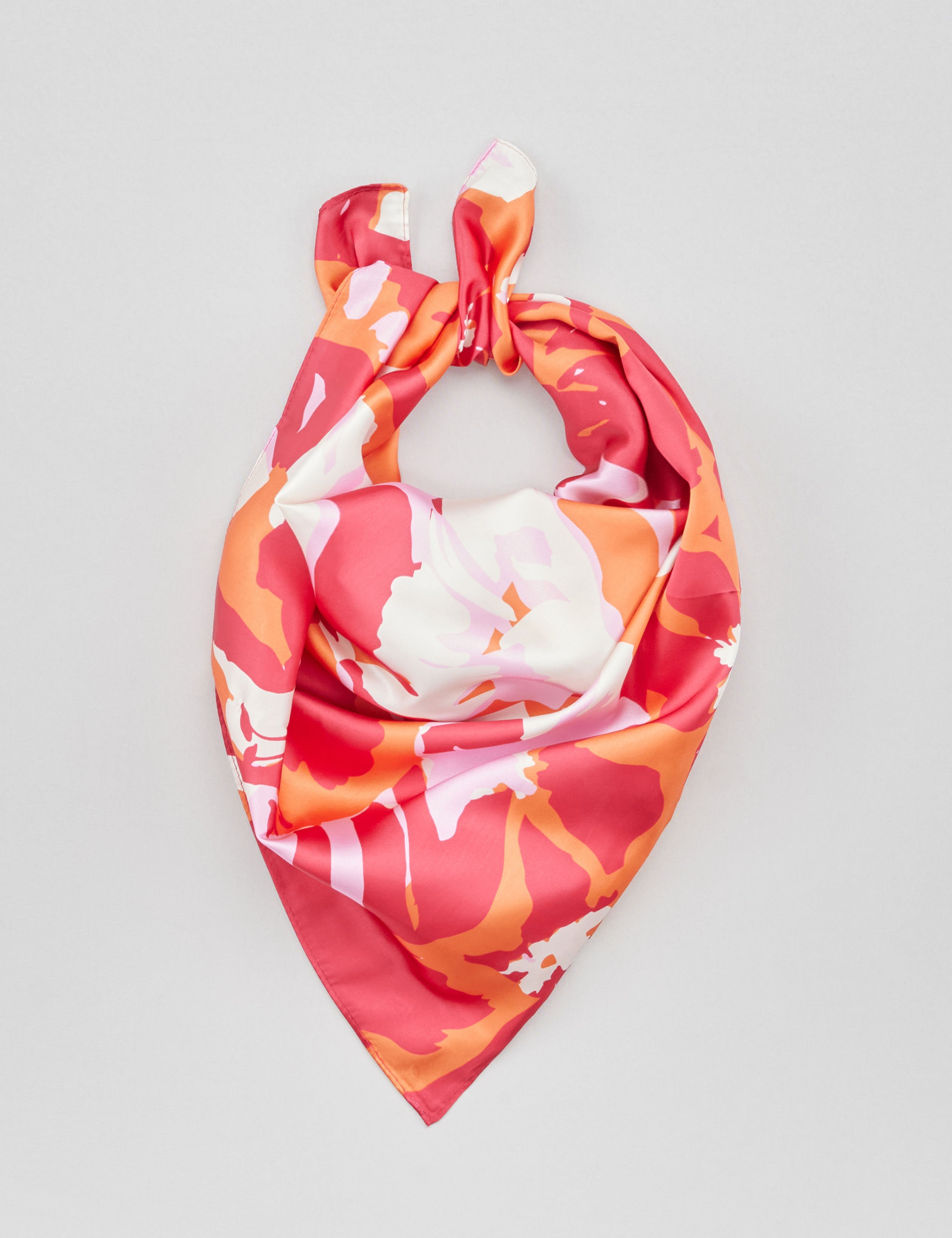 Gemustertes Nicki-Tuch aus Satin