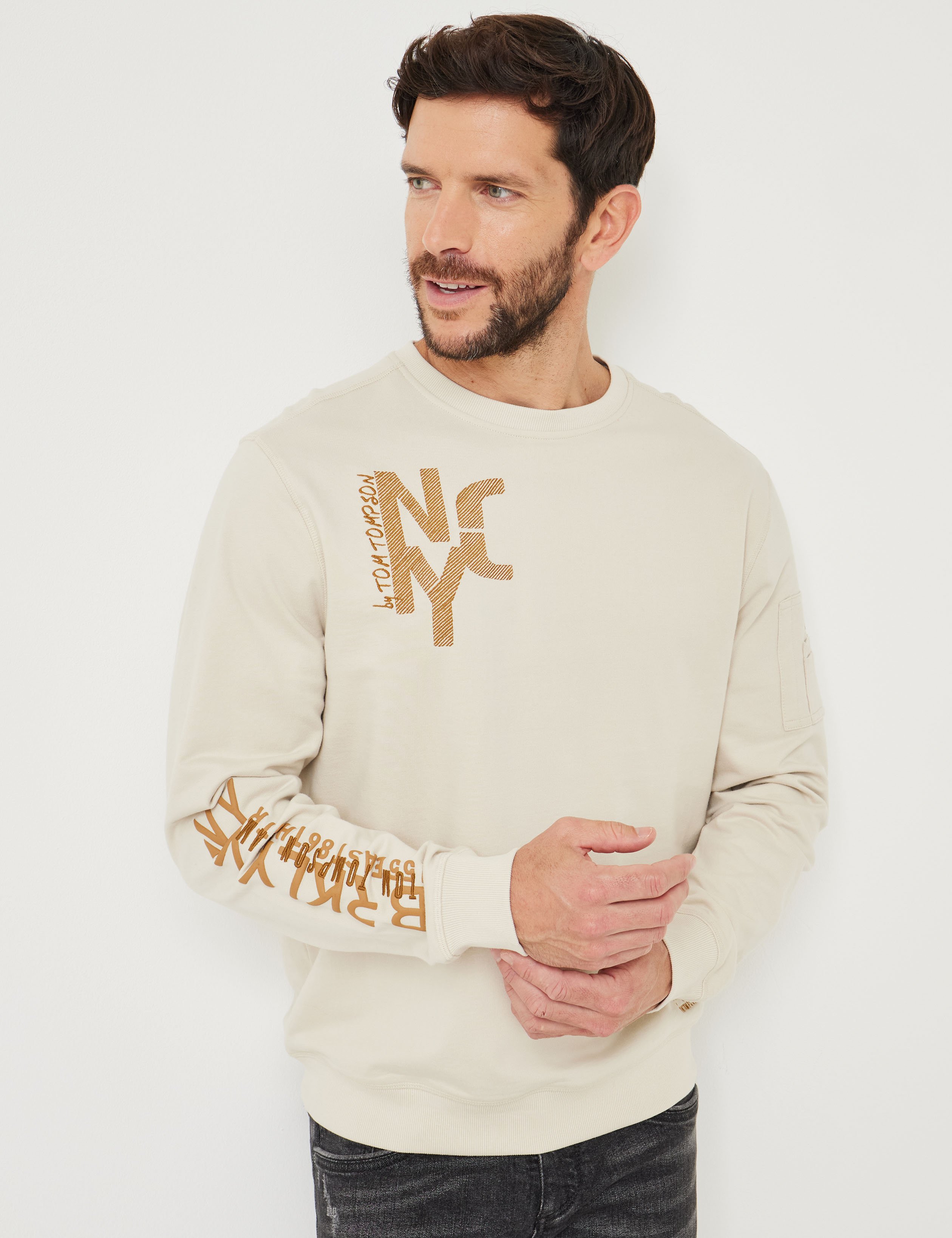 Sweatshirt aus 100% Baumwolle