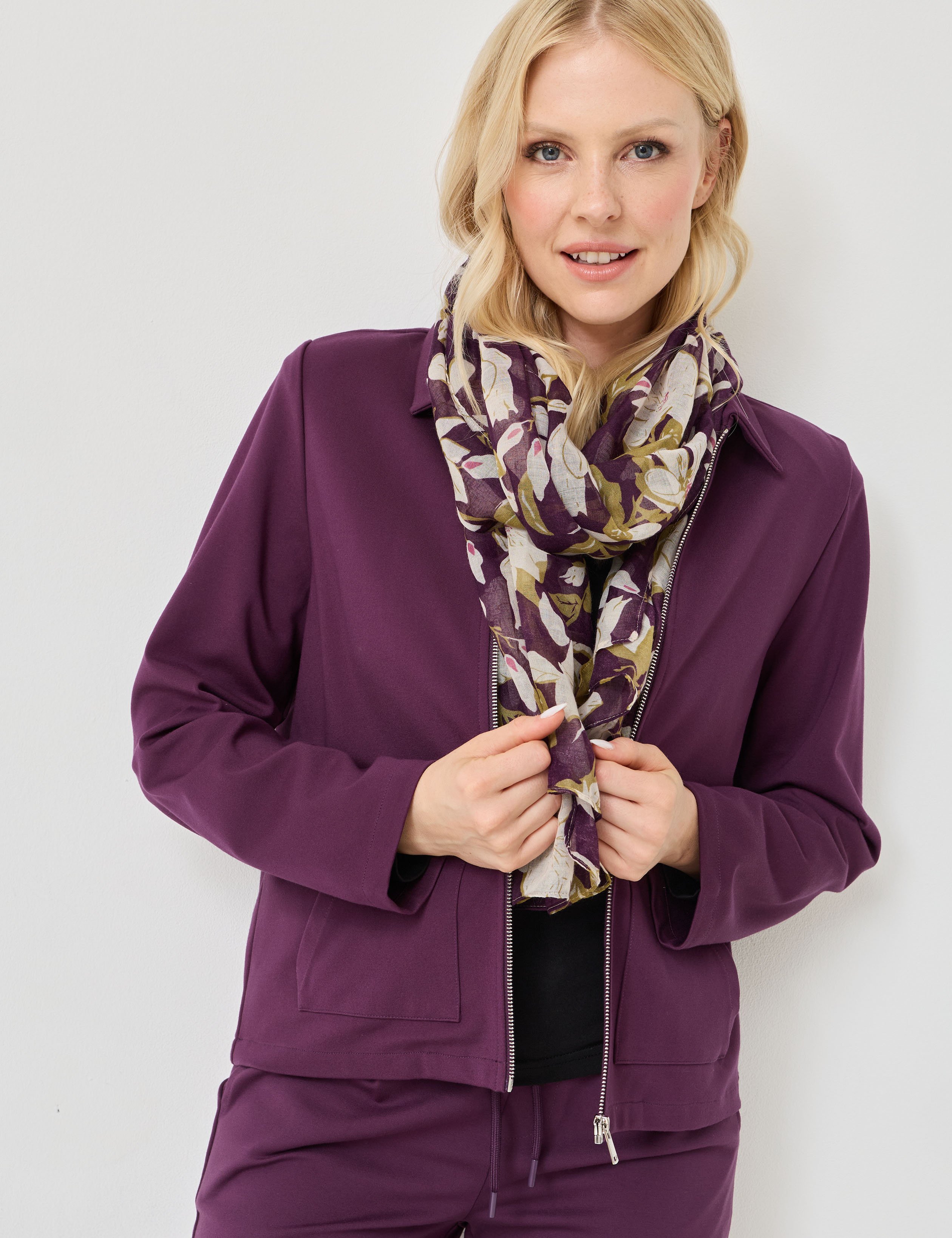 Bequeme Jersey-Jacke, Blazerstyle