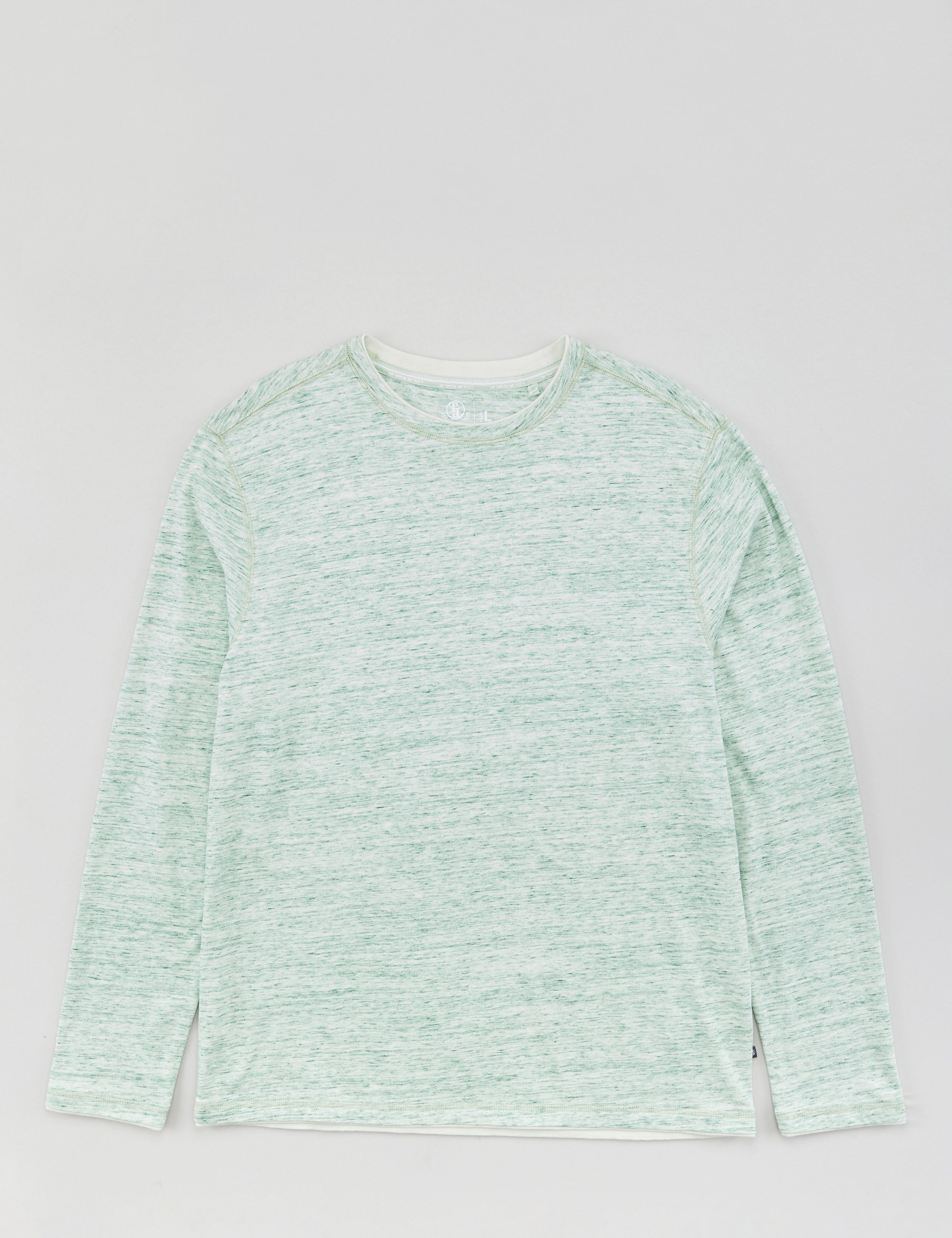 Longsleeve mit Melange-Effekt