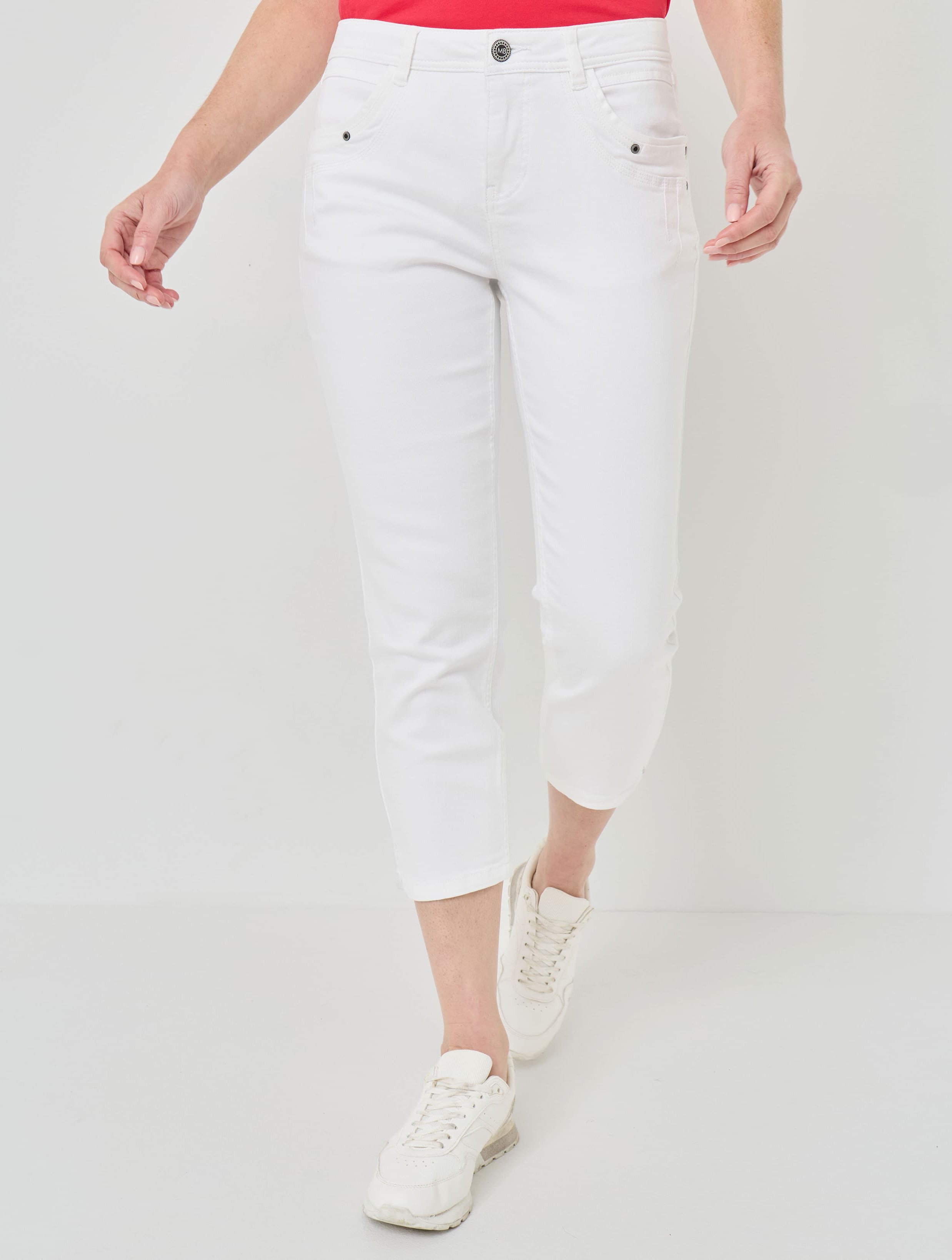 Caprihose im 5 Pocket Style