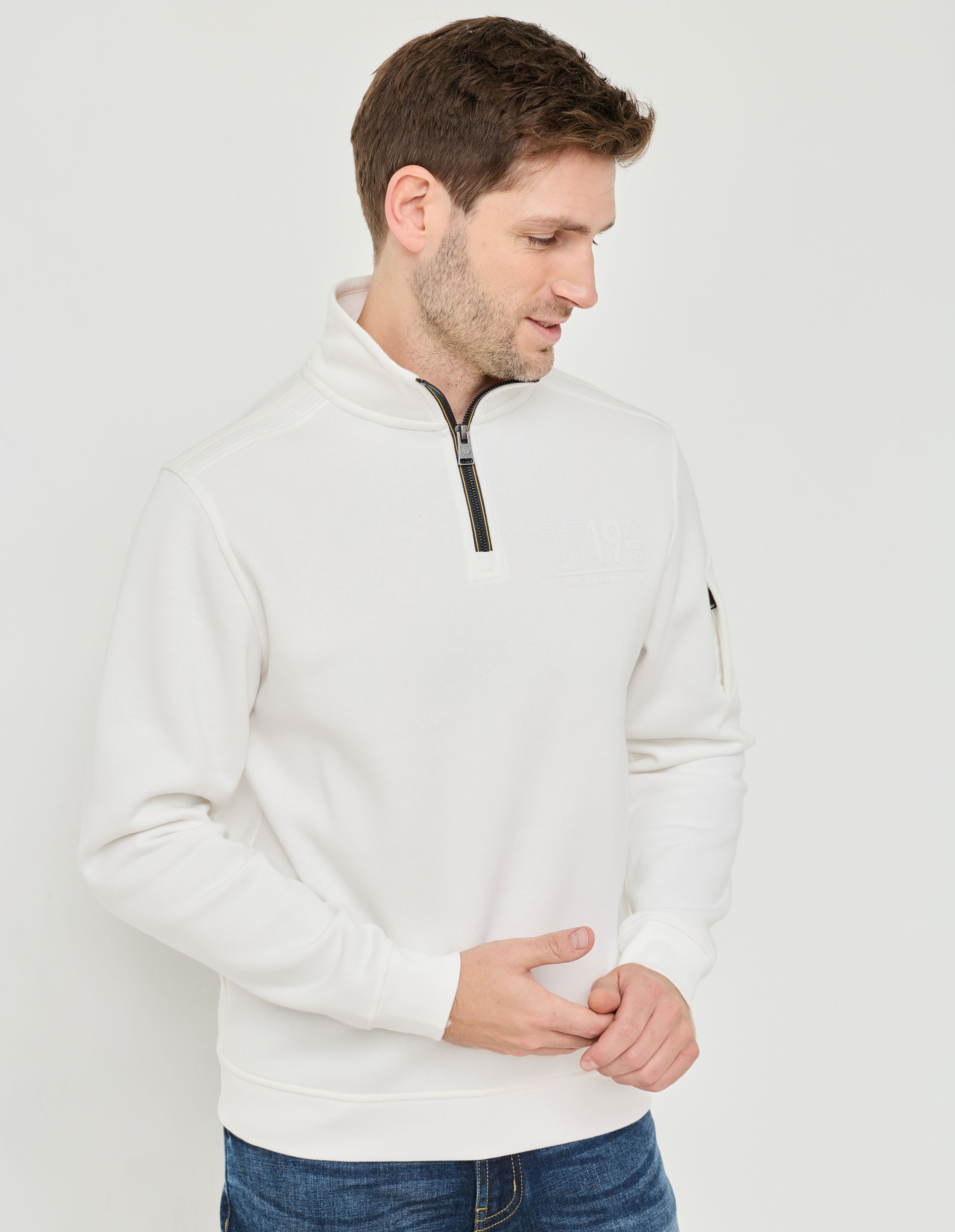 Troyer-Sweatshirt, extrasoft