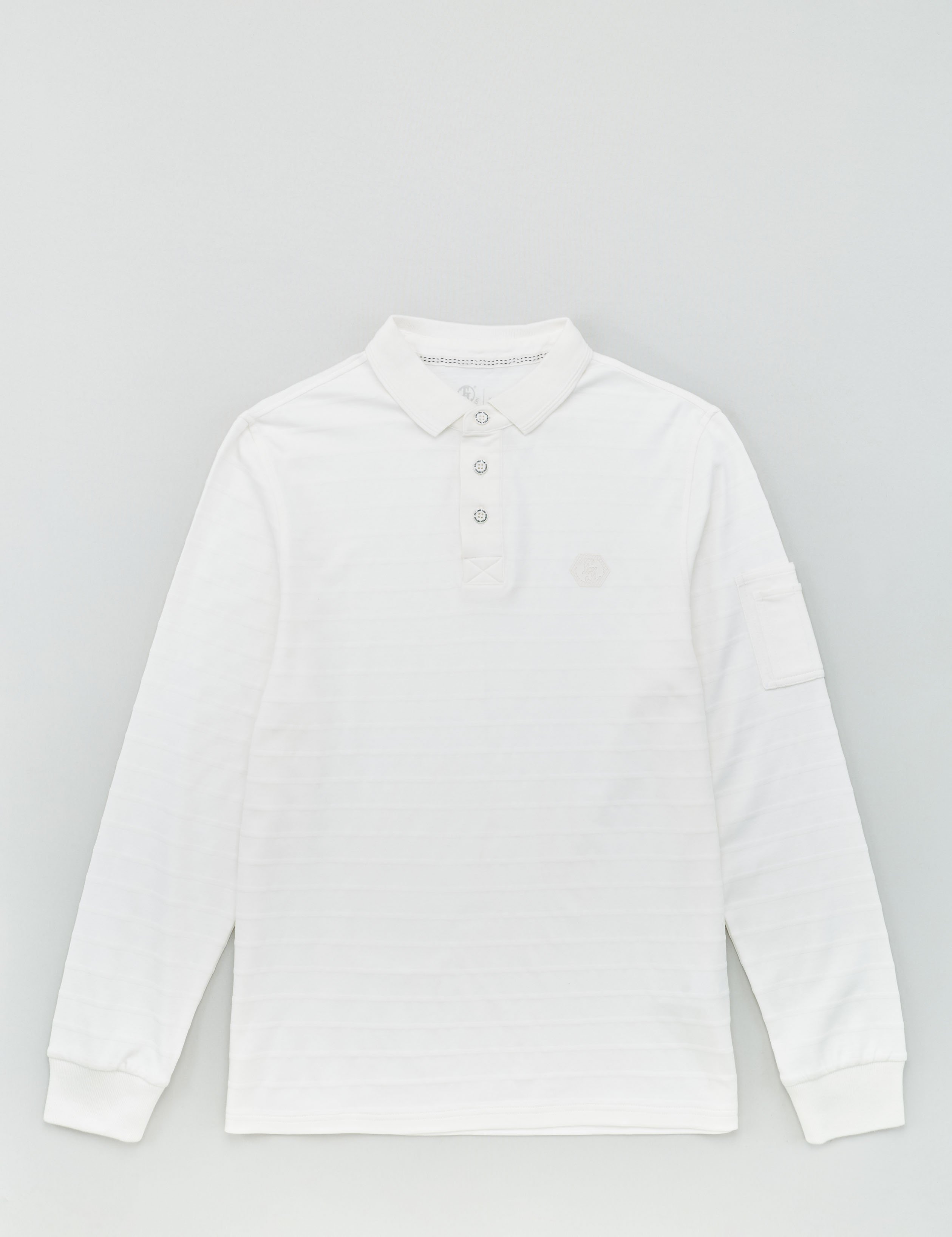 Lässiges Polo-Shirt mit Struktur