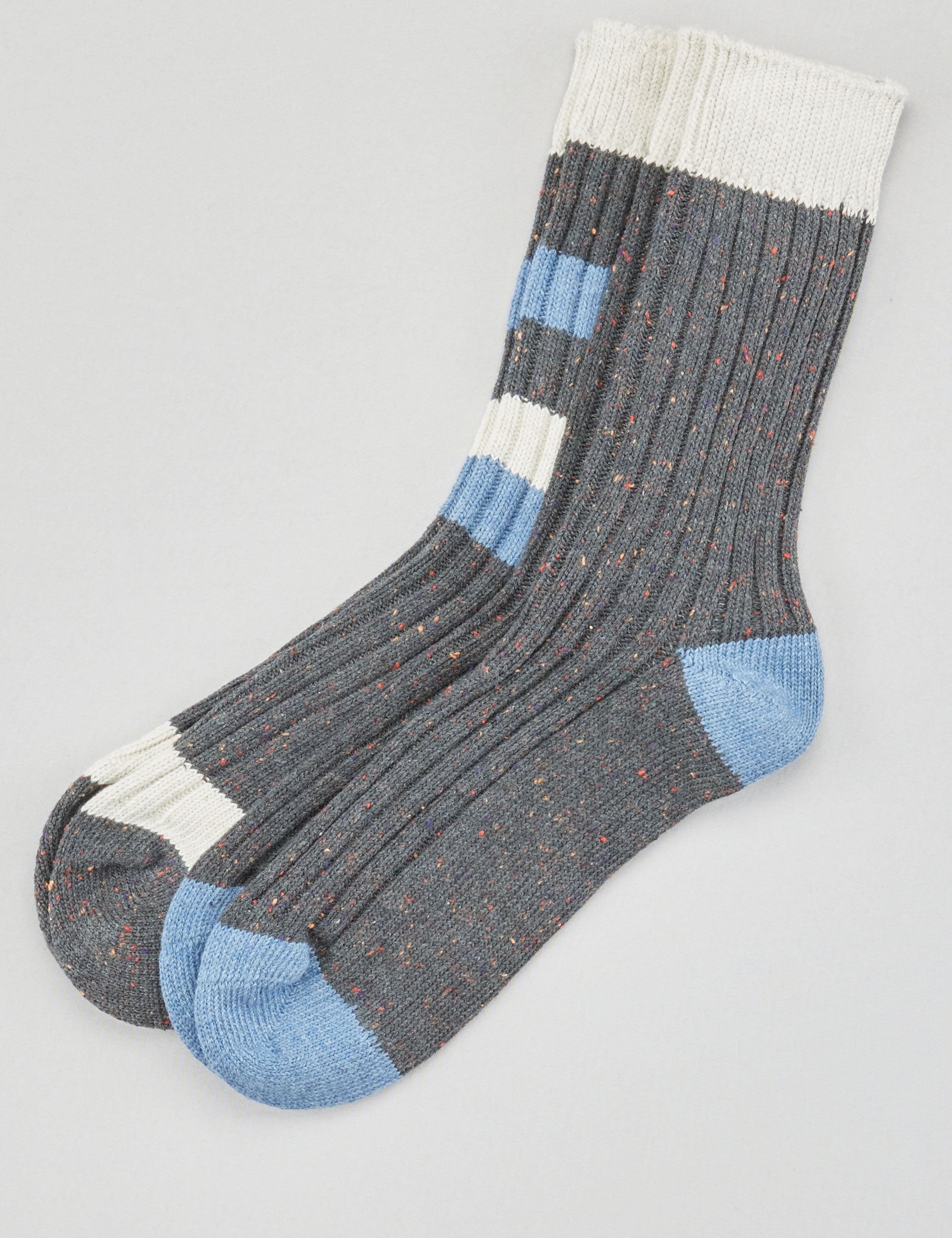 Im 2er Pack: Gerippte Socken