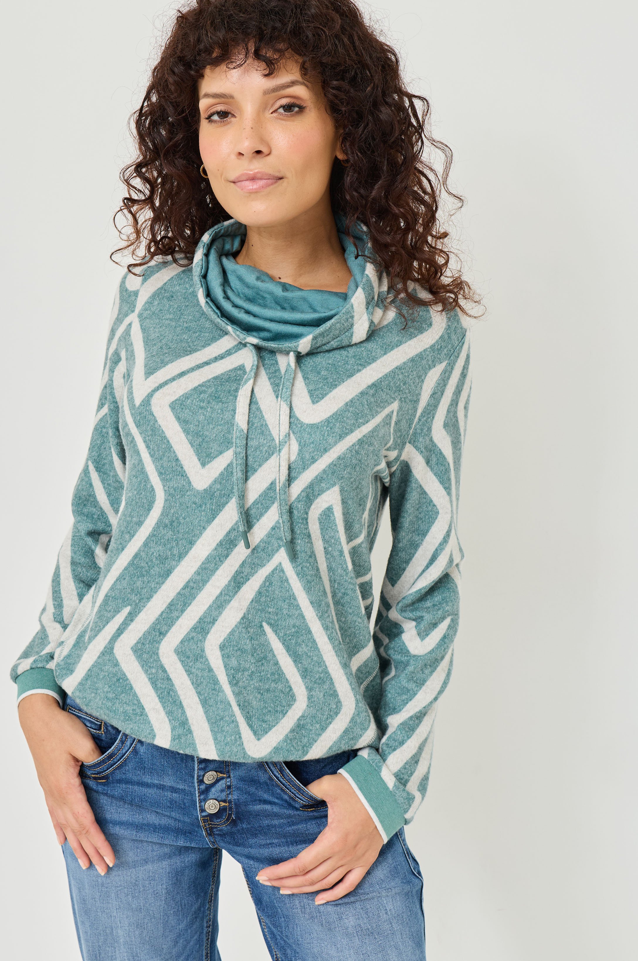 Extraweiches Shirt m. Muster