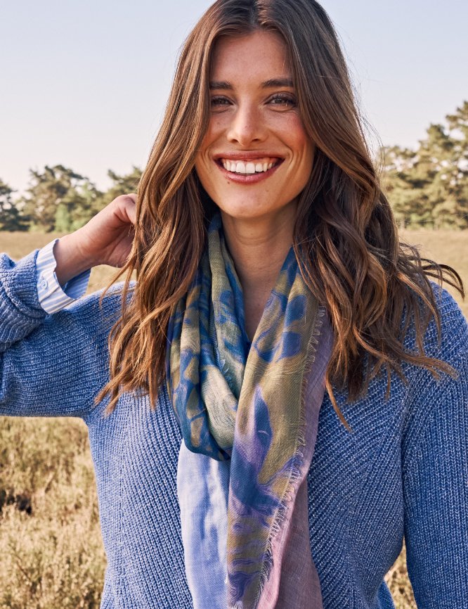 Softes Tuch in neuen Trendfarben