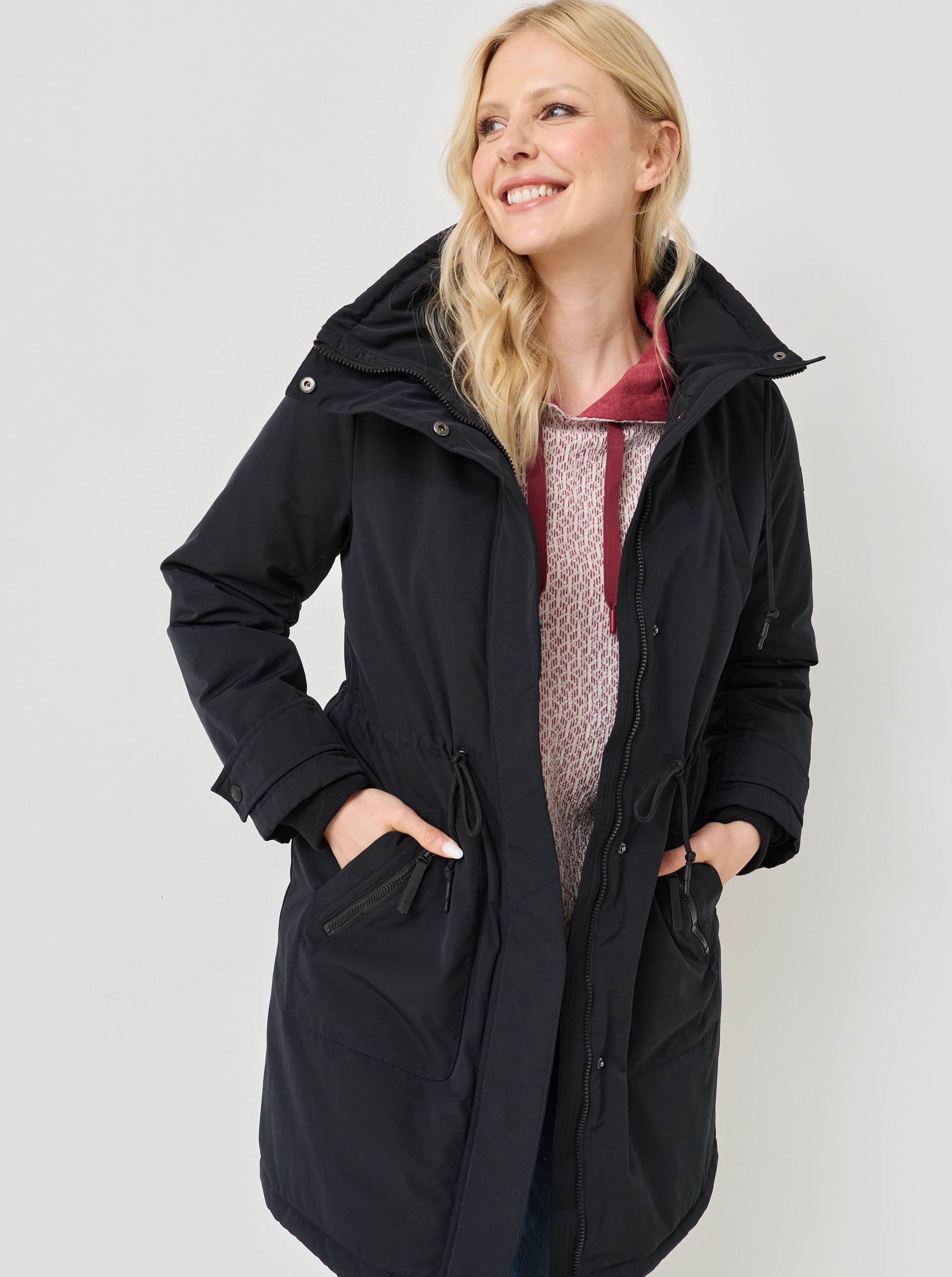 Warmer Parka mit Tunnelzug