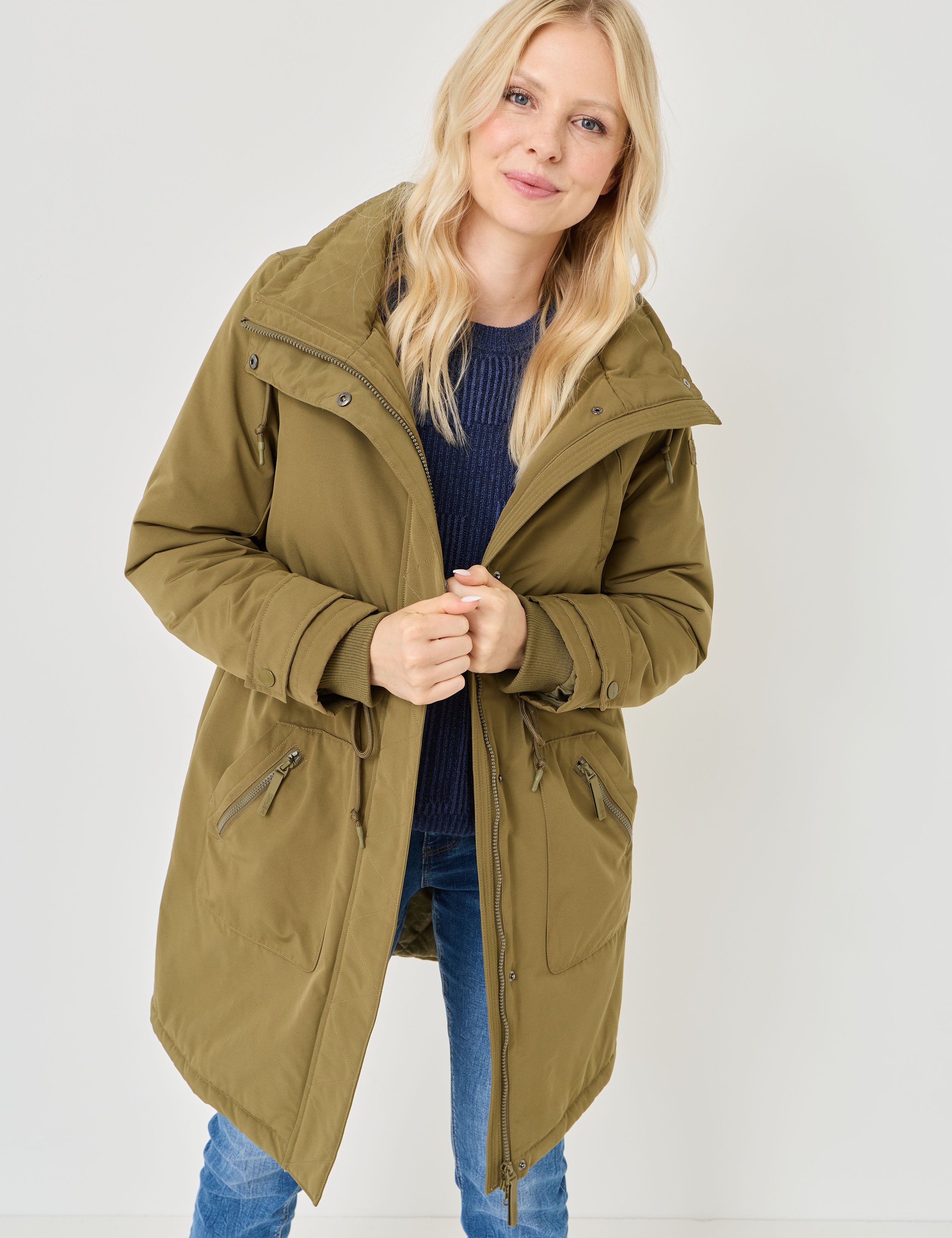 Warmer Parka mit Tunnelzug