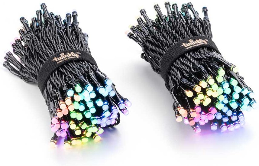 Twinkly Strings - Smarte Lichterkette mit 400 LEDs RGBW - Schwarz