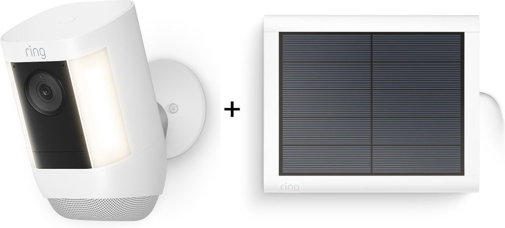 Ring Spotlight Cam Pro Battery + Solar Panel (USB-C)