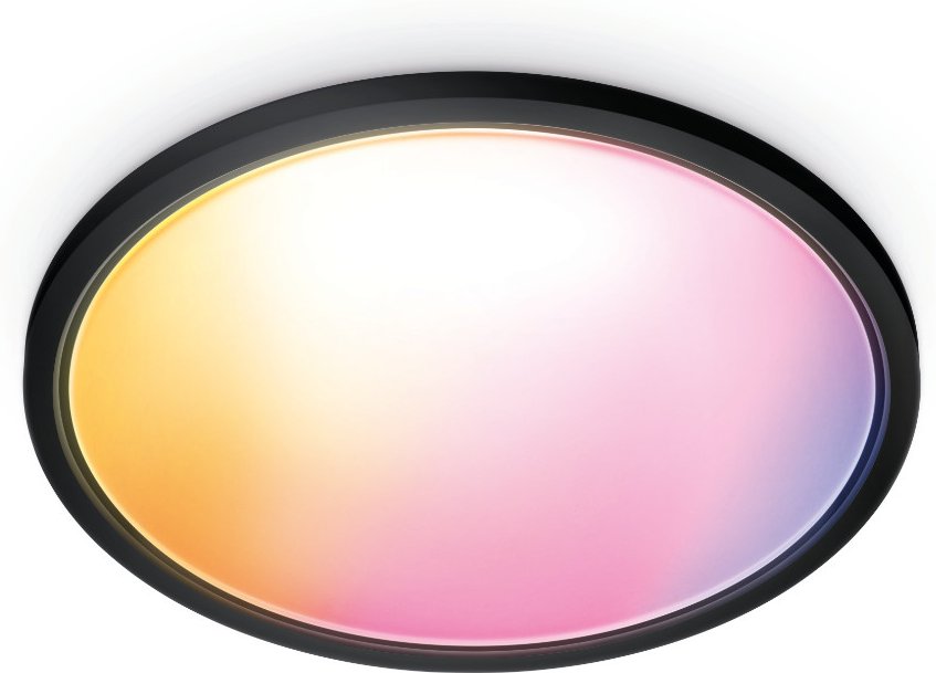 WiZ SuperSlim Deckenleuchte Tunable White & Color 3750lm - Schwarz