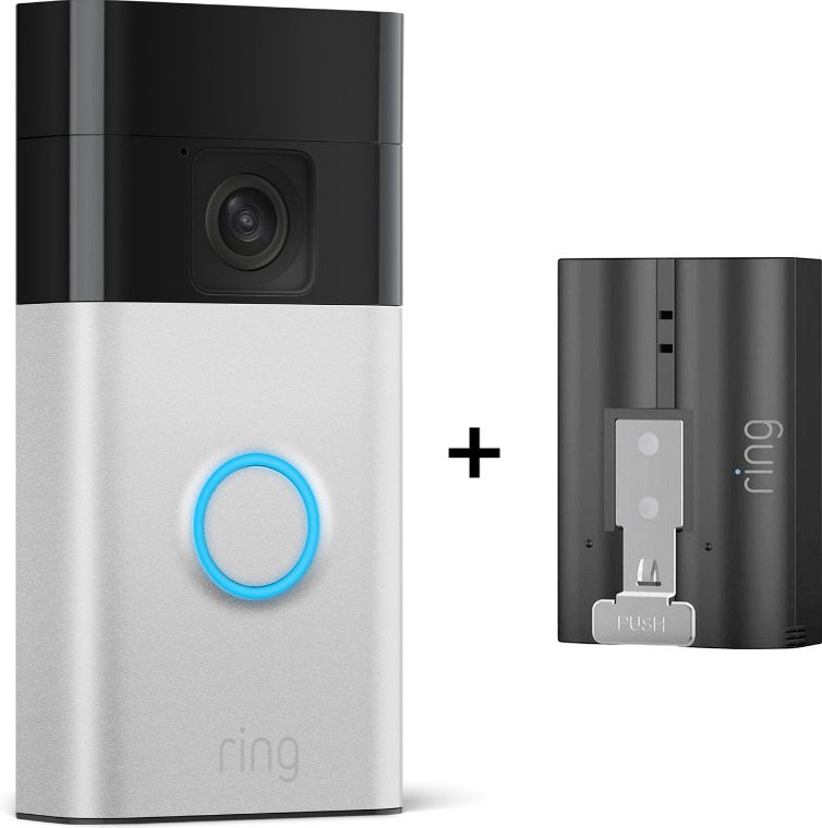 Ring Battery Video Doorbell + Ersatzakku