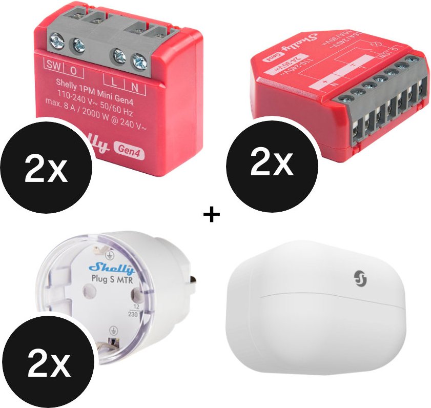 Shelly Starter-Set Energy-Saving