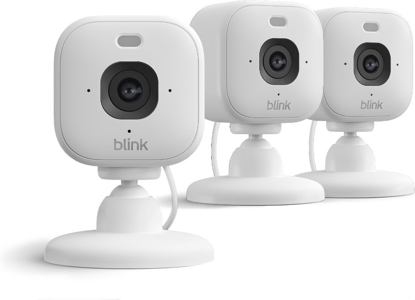 Blink Mini 2K Kamera- 3er-Set - Weiß