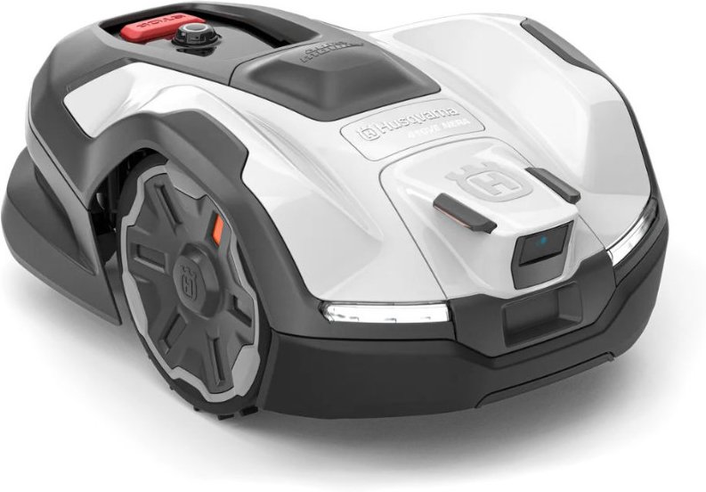 Husqvarna Automower 410VE NERA - Kabelloser Mähroboter für bis zu 1.500 m² - Weiß