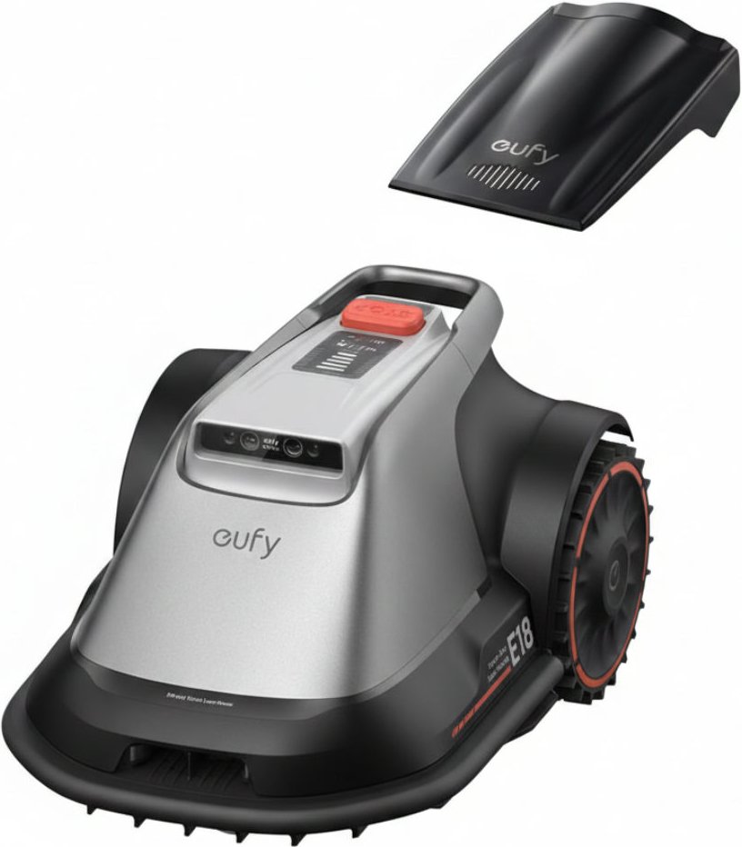 Thumbnail - eufy Mähroboter E18 - für bis zu 1200 m² + gratis Garage - Grau