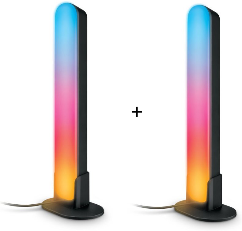 WiZ Gradient Light Bar - 2er-Set - Schwarz
