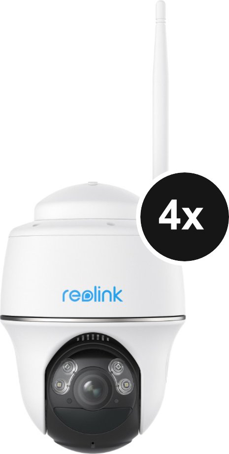 Reolink Argus Series B430 - 4er Set (+GRATIS Hombli Lichterkette)