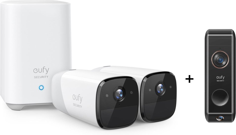 eufyCam 2 Pro 2+1 Kit + Video Doorbell Dual