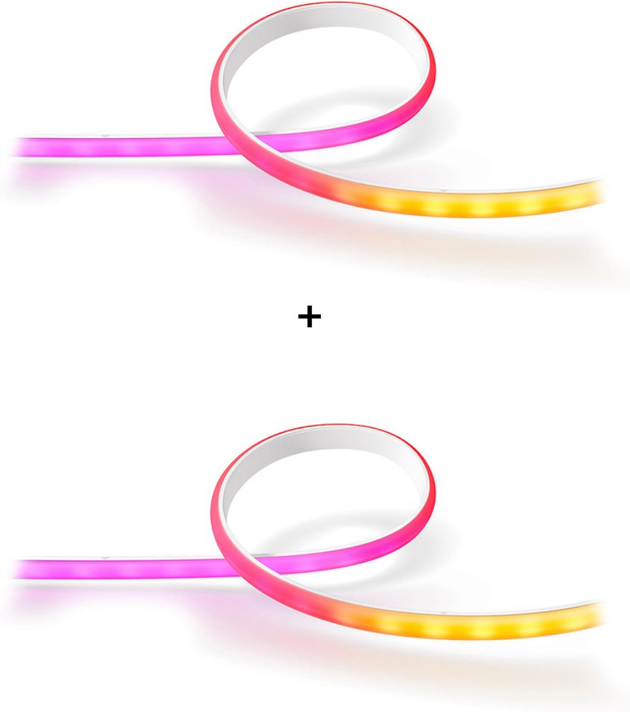 Philips Hue Gradient Ambiance Lightstrip 2m Basis + 1m Erweiterung