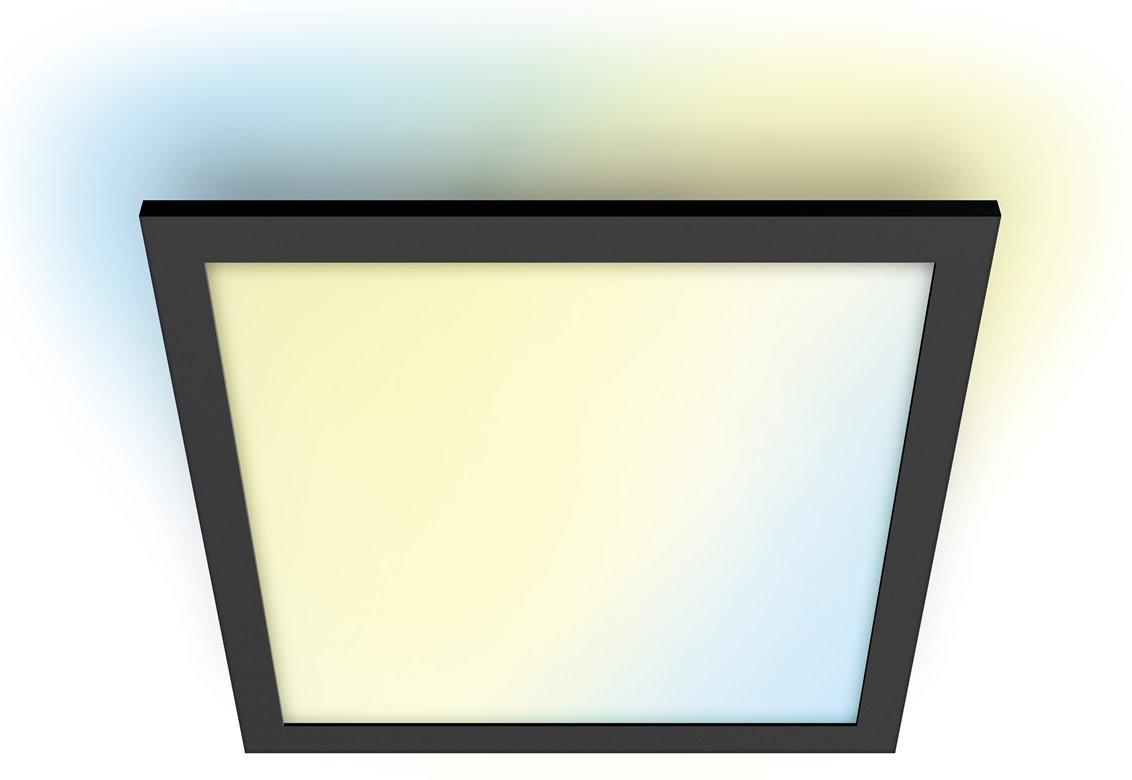 WiZ Panel Deckenleuchte Tunable White Quadratisch 1000lm - Schwarz