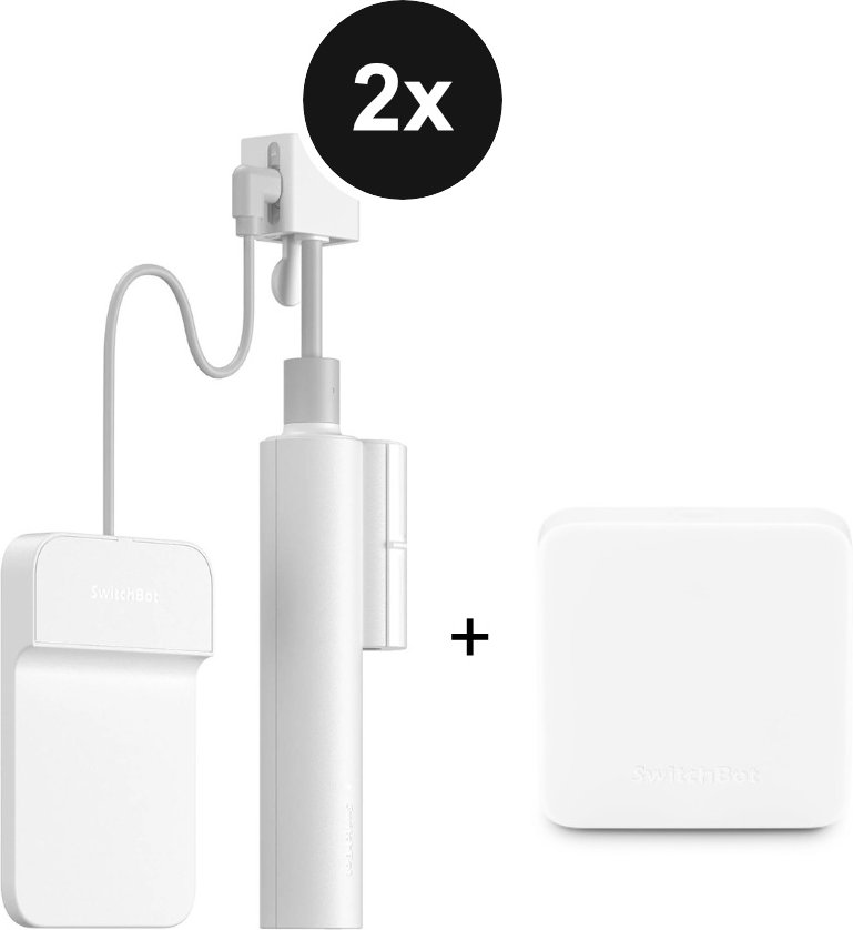 SwitchBot Blind Tilt - 2er-Set + Hub Mini