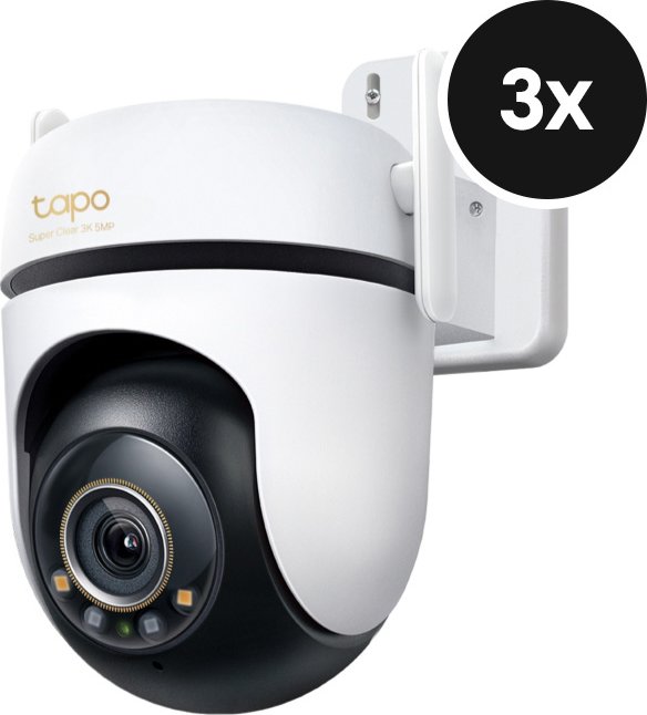 TP-Link Tapo C530WS - Schwenk-Neige-Außenkamera - 3er-Set