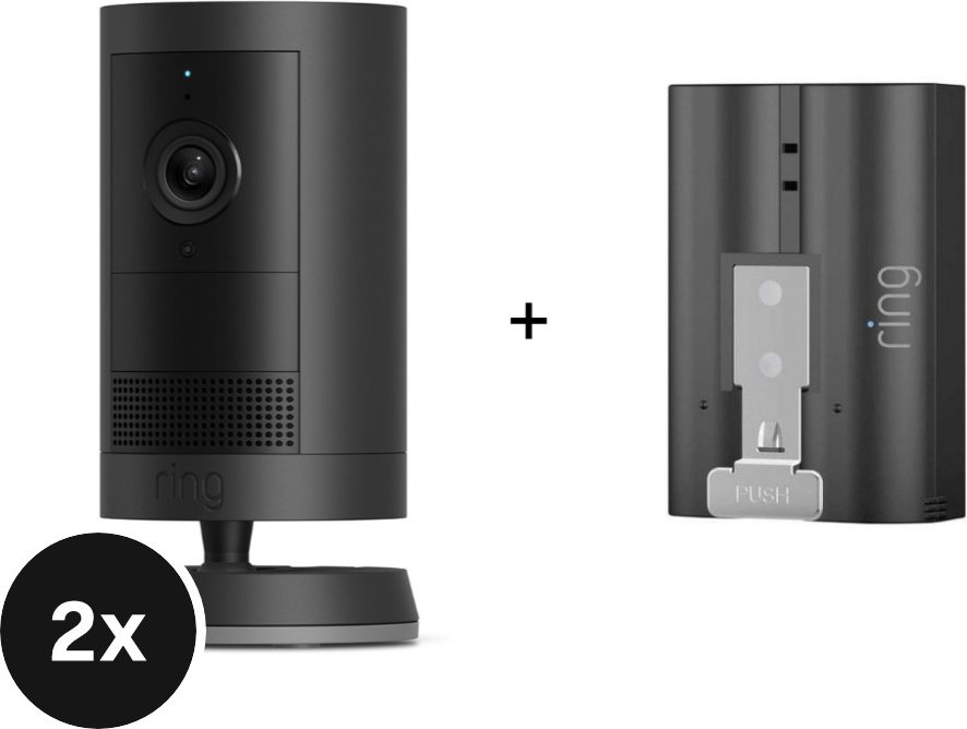 Ring Outdoor Cam Plus - Battery - 2er-Set + Quick Release Battery - Ersatzakku