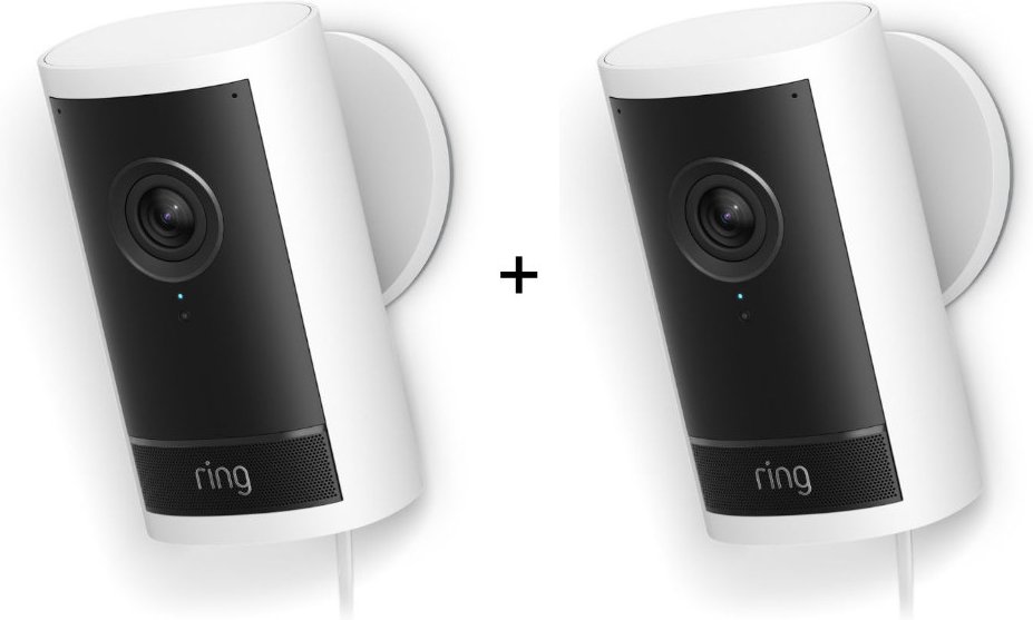 Ring Outdoor Cam Pro Plugin - 4K-Außenkamera mit Netzstecker - 2er-Set