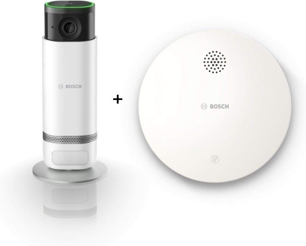 Bosch Smart Home Eyes Innenkamera II + Rauchwarnmelder II