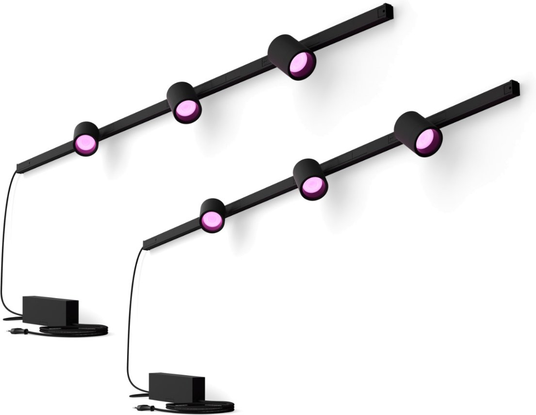 Philips Hue Perifo Basis-Set Wandleuchte 3 Spots 2er-Pack