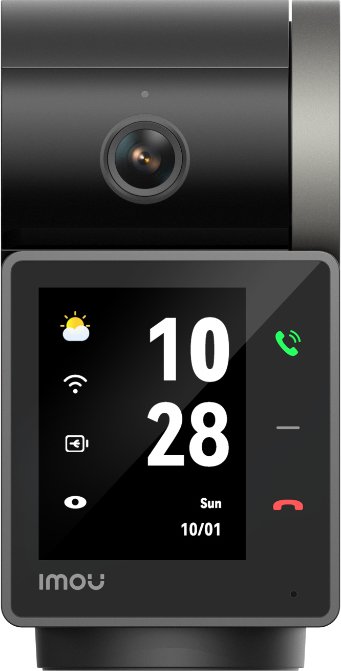 Imou Rex VT Pro - 3K Innenkamera mit Schwenk-/Neigefunktion & Display - Schwarz