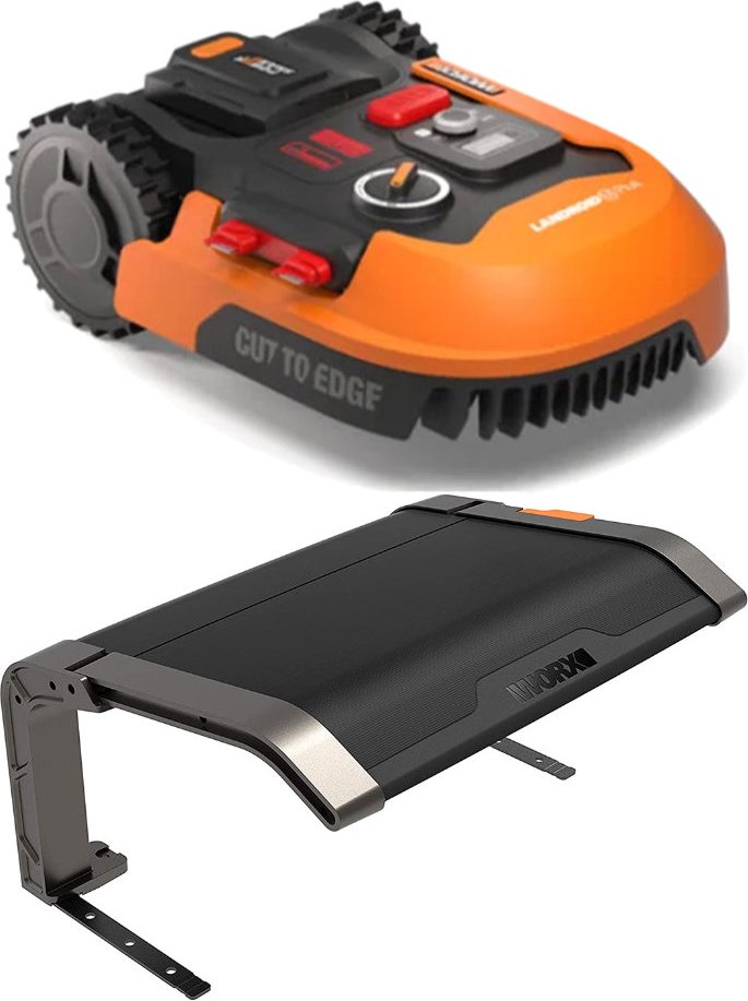 Worx Landroid M500 Plus + Garage (+GRATIS Hombli Lichterkette)