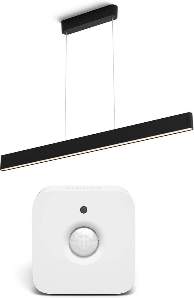 Philips Hue White & Color Ambiance Ensis Pendelleuchte 5500lm + Bewegungsmelder