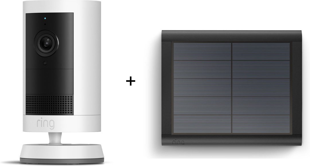 Ring Outdoor Cam Plus - Battery + Solar Panel (USB-C)