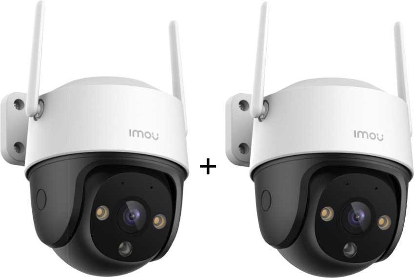 Imou Cruiser 2C 2K - WLAN-Außenkamera mit Schwenk-/Neigefunktion - 2er-Set